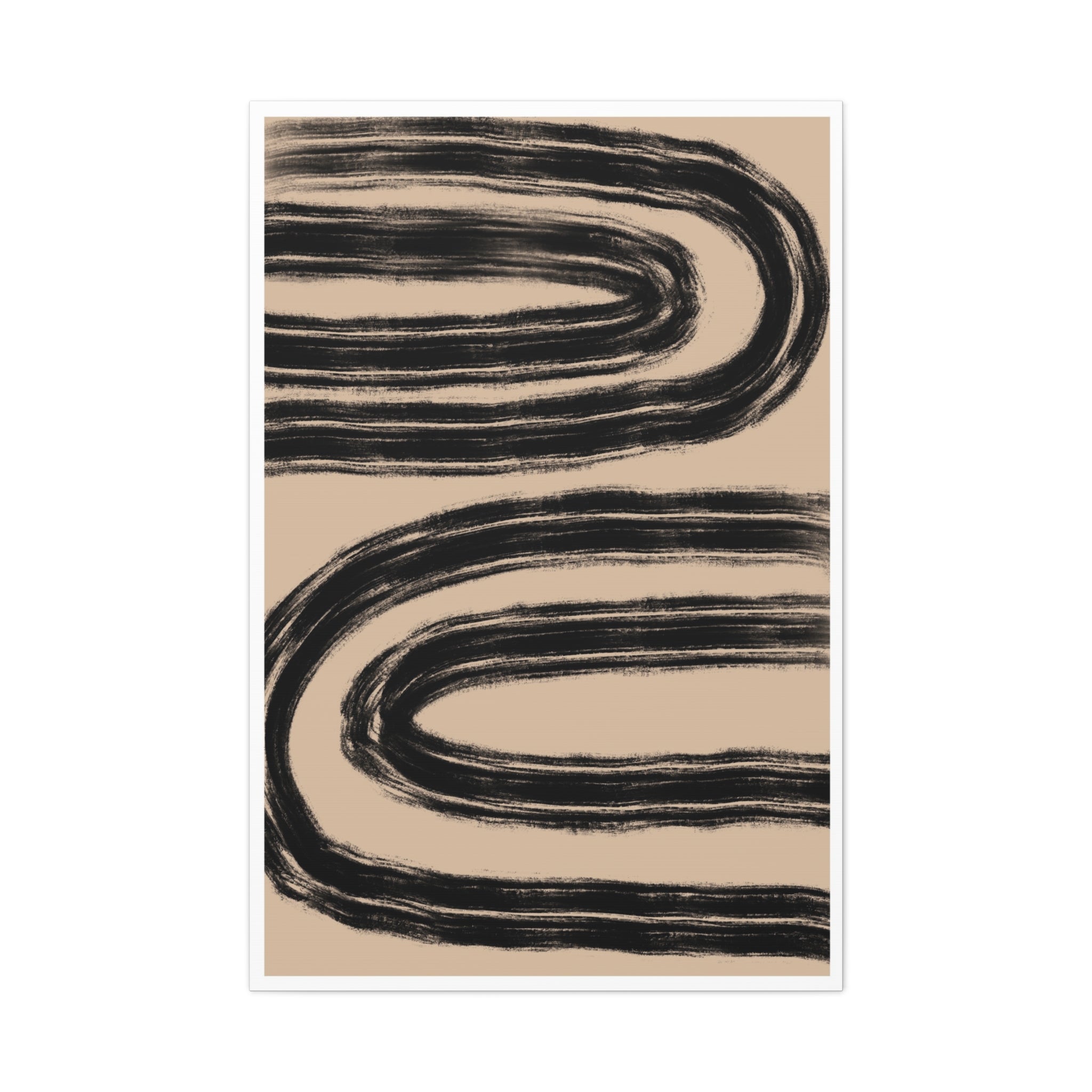 Midnight Current Echoes - Canvas