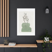 Sage Meadow Silhouette - Canvas