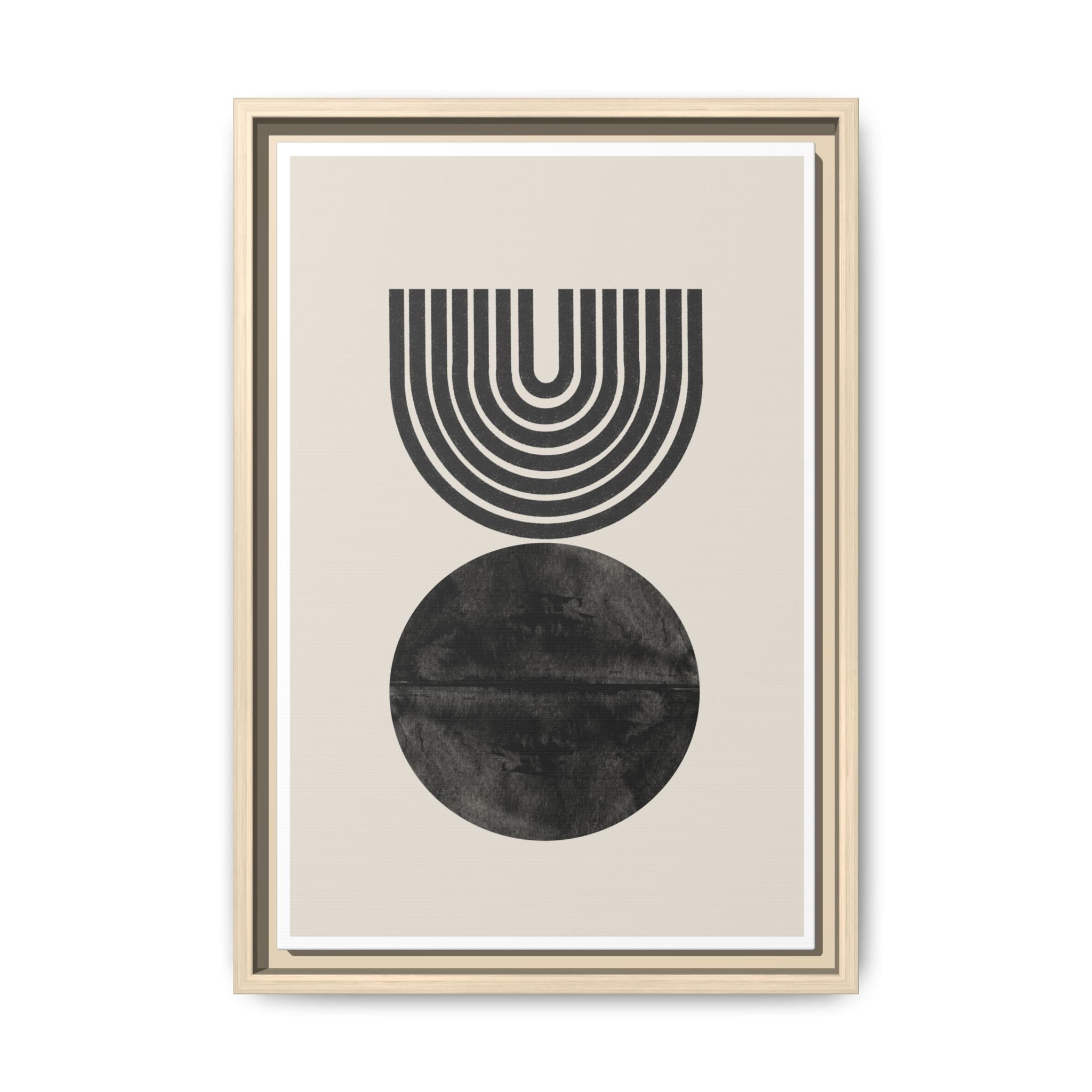 Obsidian Echo Arches - Framed