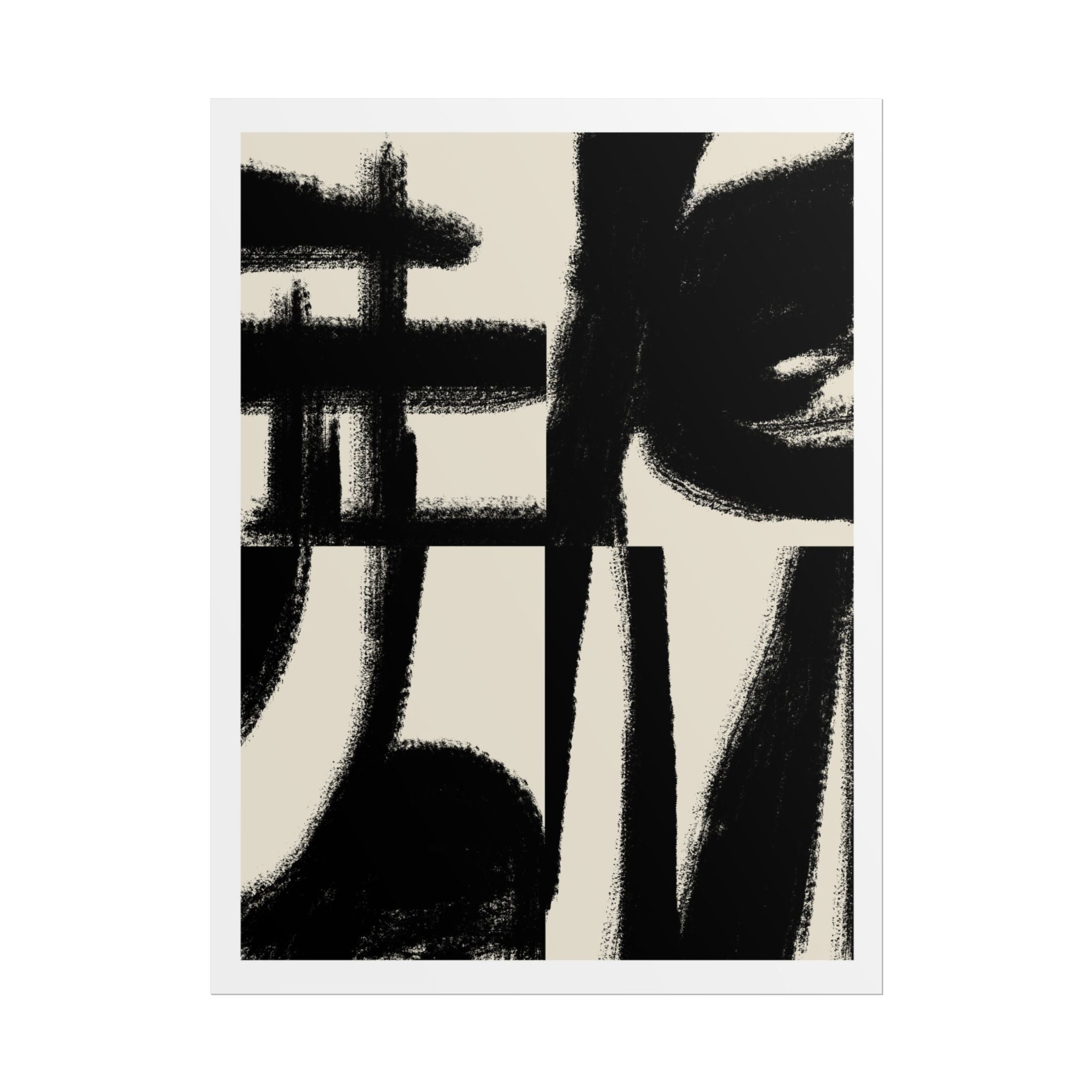 Midnight Gesture Fragments - Poster