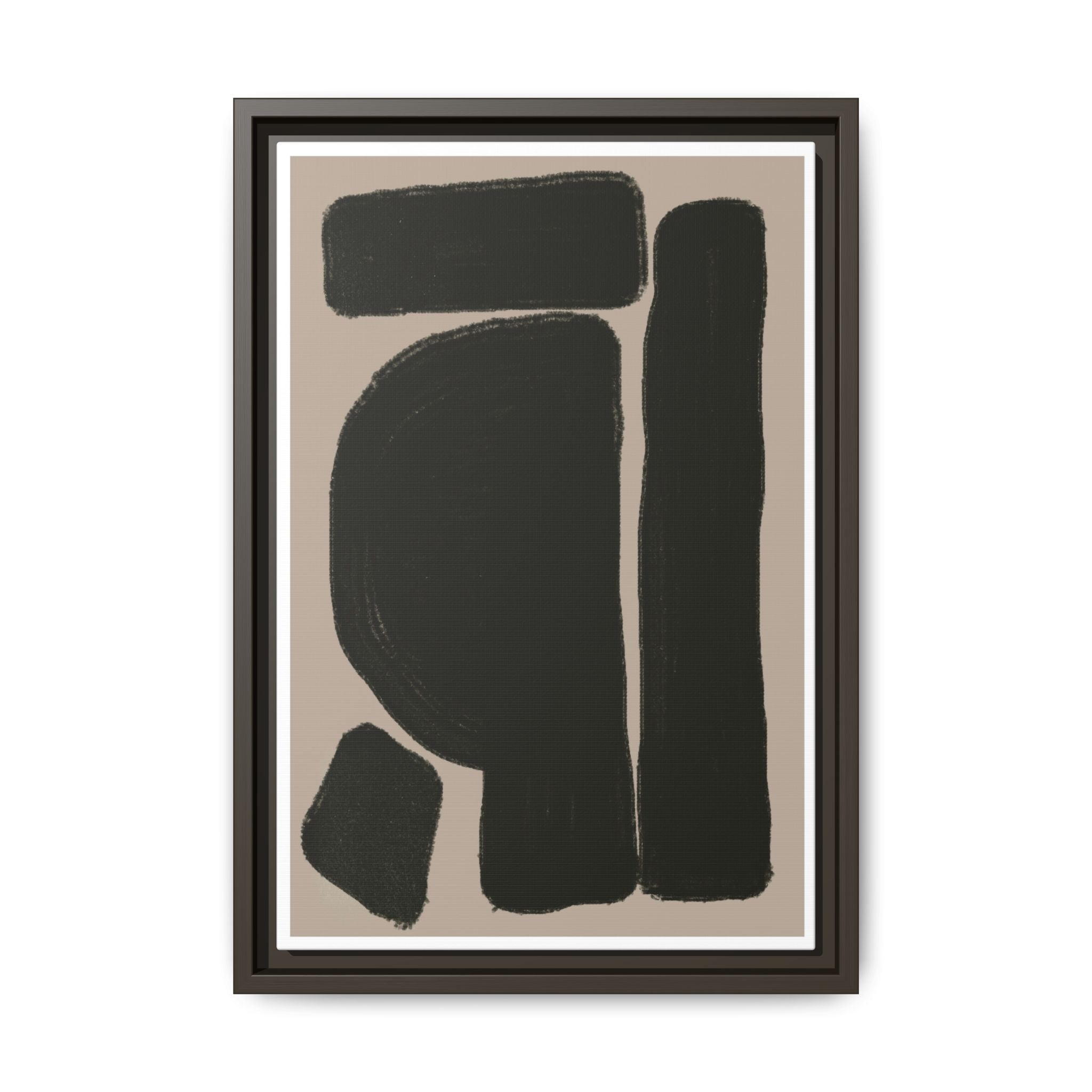 Velvet Obsidian Forms - Framed