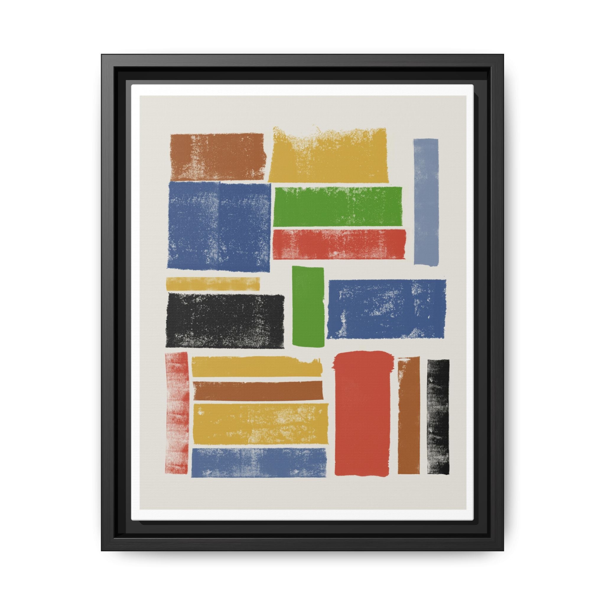 Playful Color Rhythm - Framed