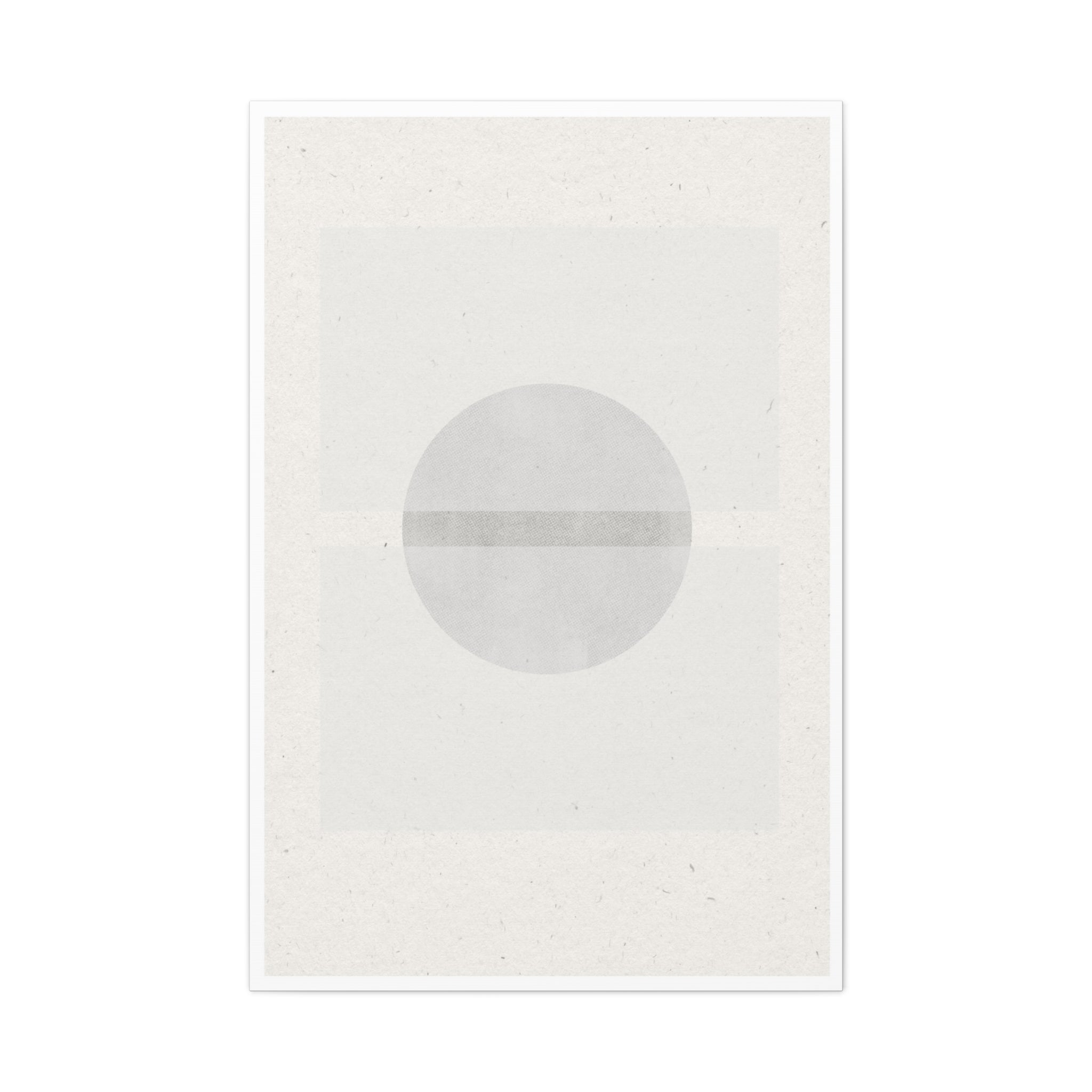 Silent Ivory Horizon - Canvas