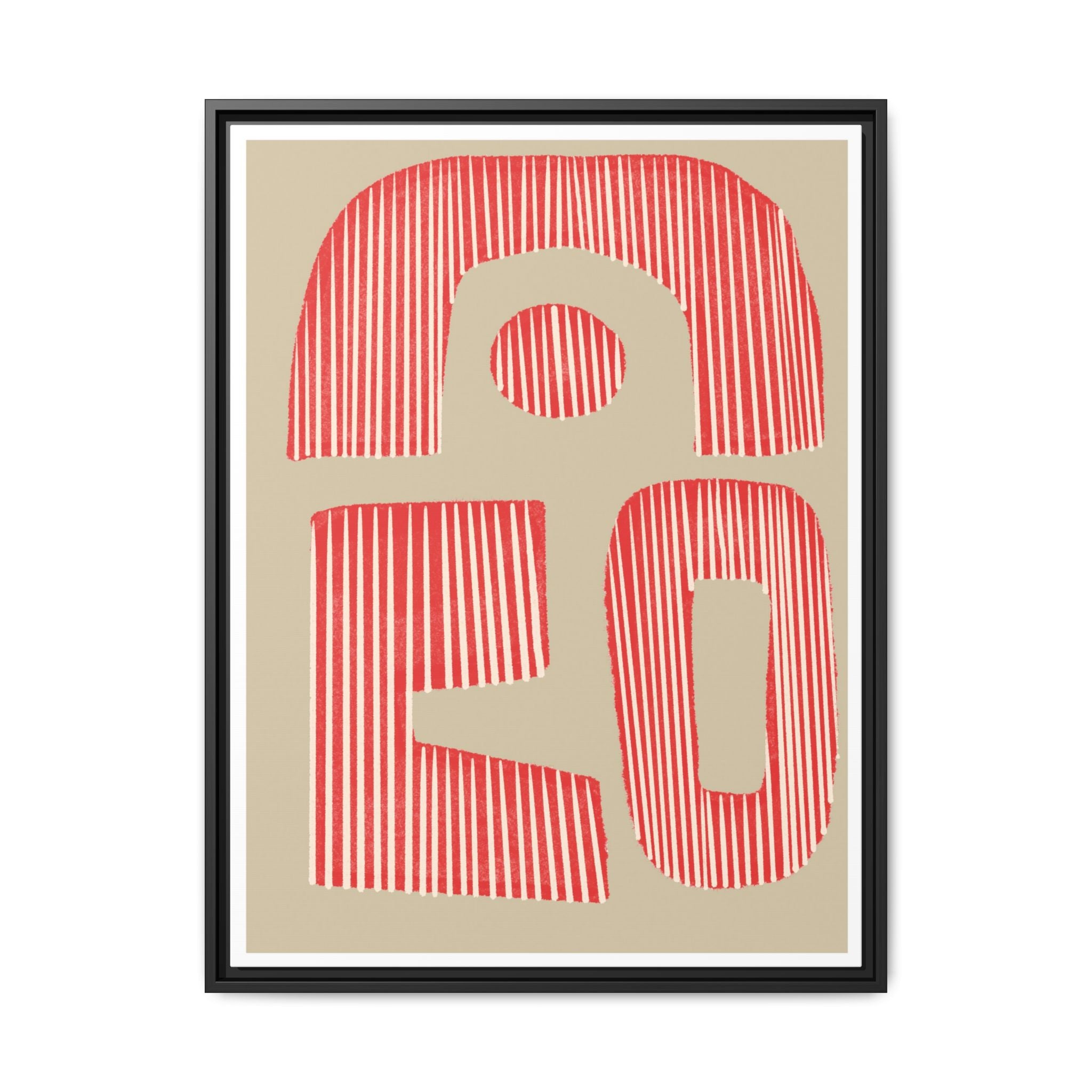 Coral Echo Forms - Framed