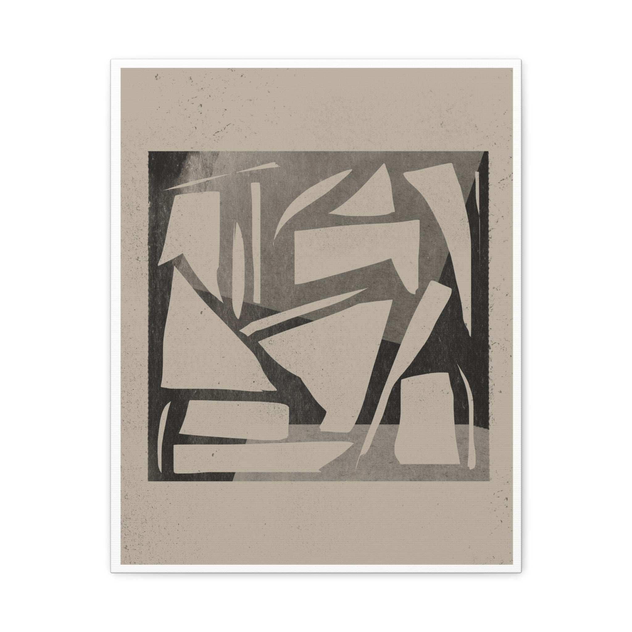 Shadow Fragment Rhythm Study - Canvas