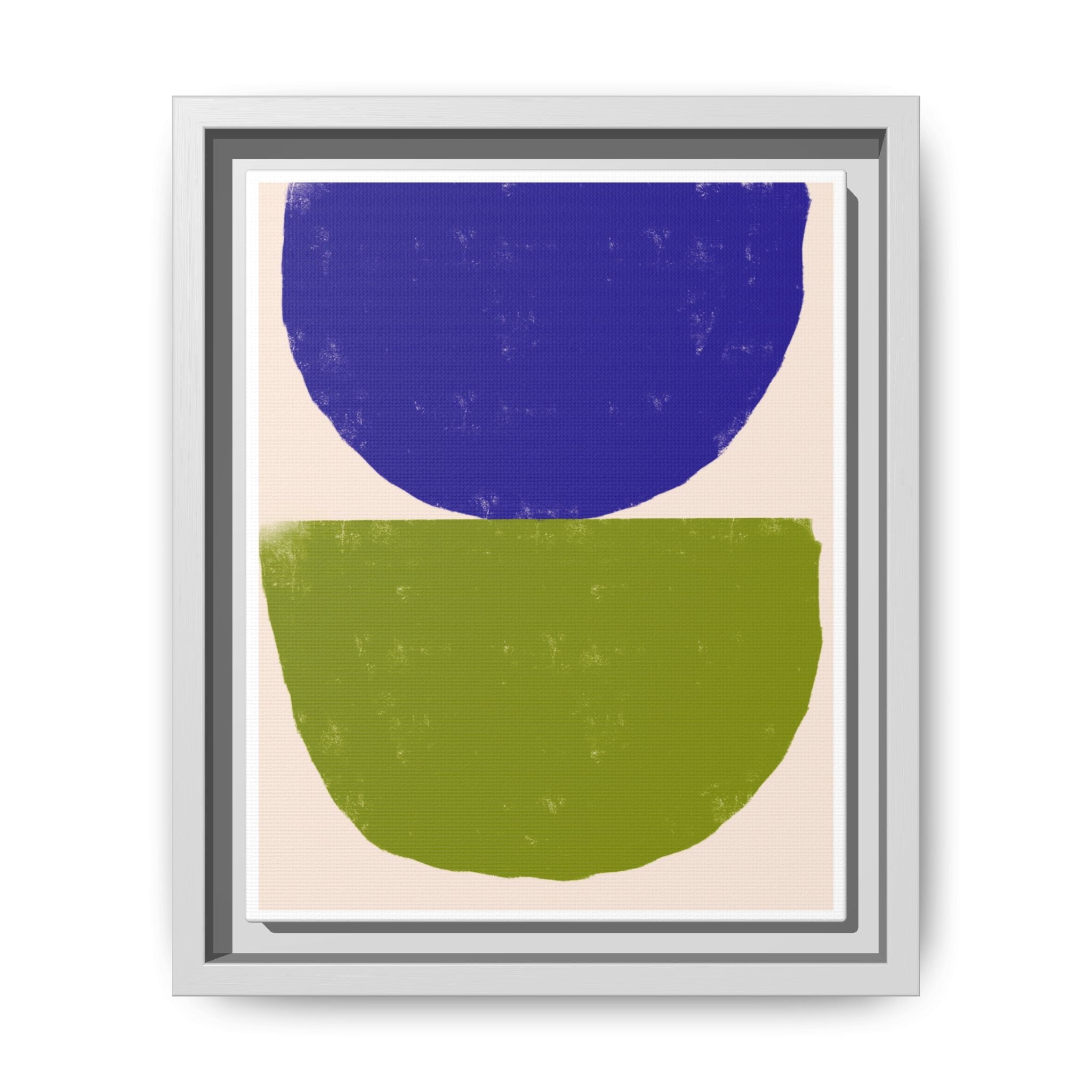 Cobalt Meadow Balance - Framed
