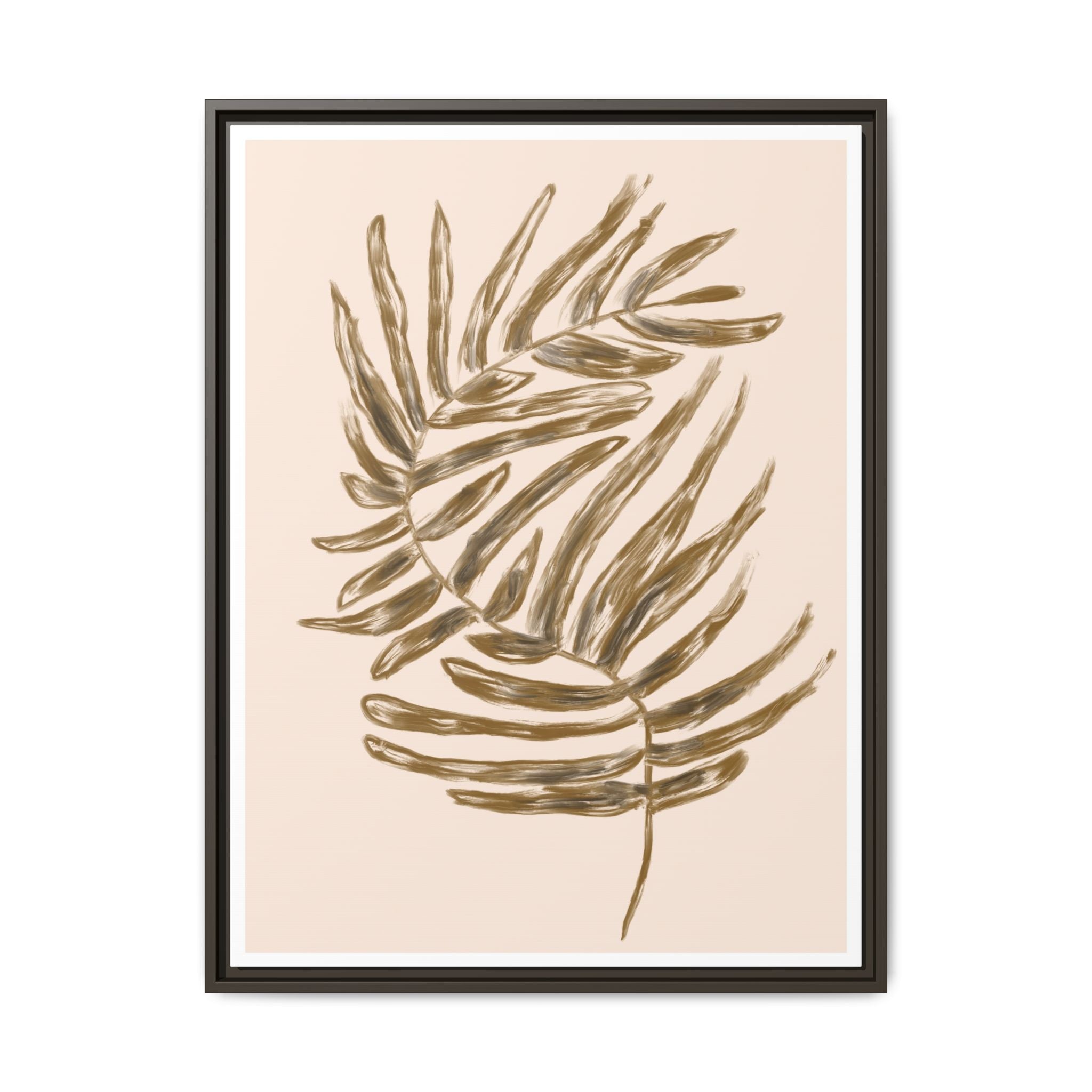 Golden Frond Reverie - Framed