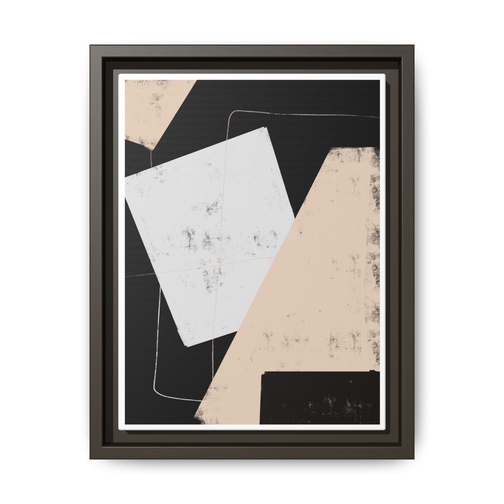 Silent Geometry Passage - Framed