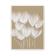 Ivory Petal Stillness - Canvas