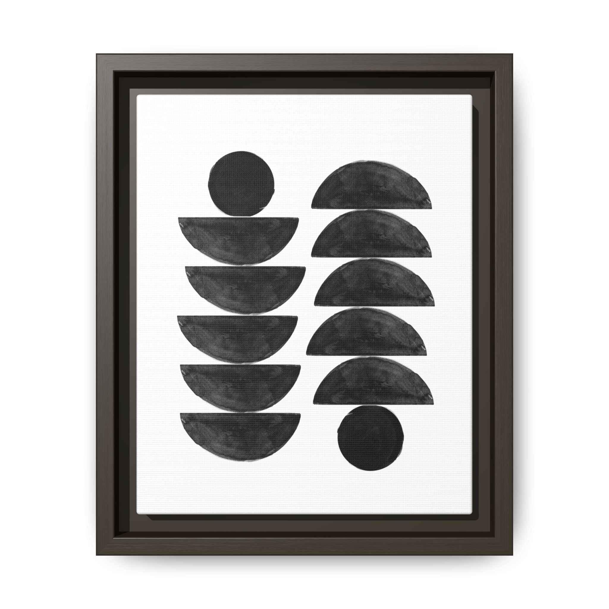 Obsidian Balance Echoes - Framed