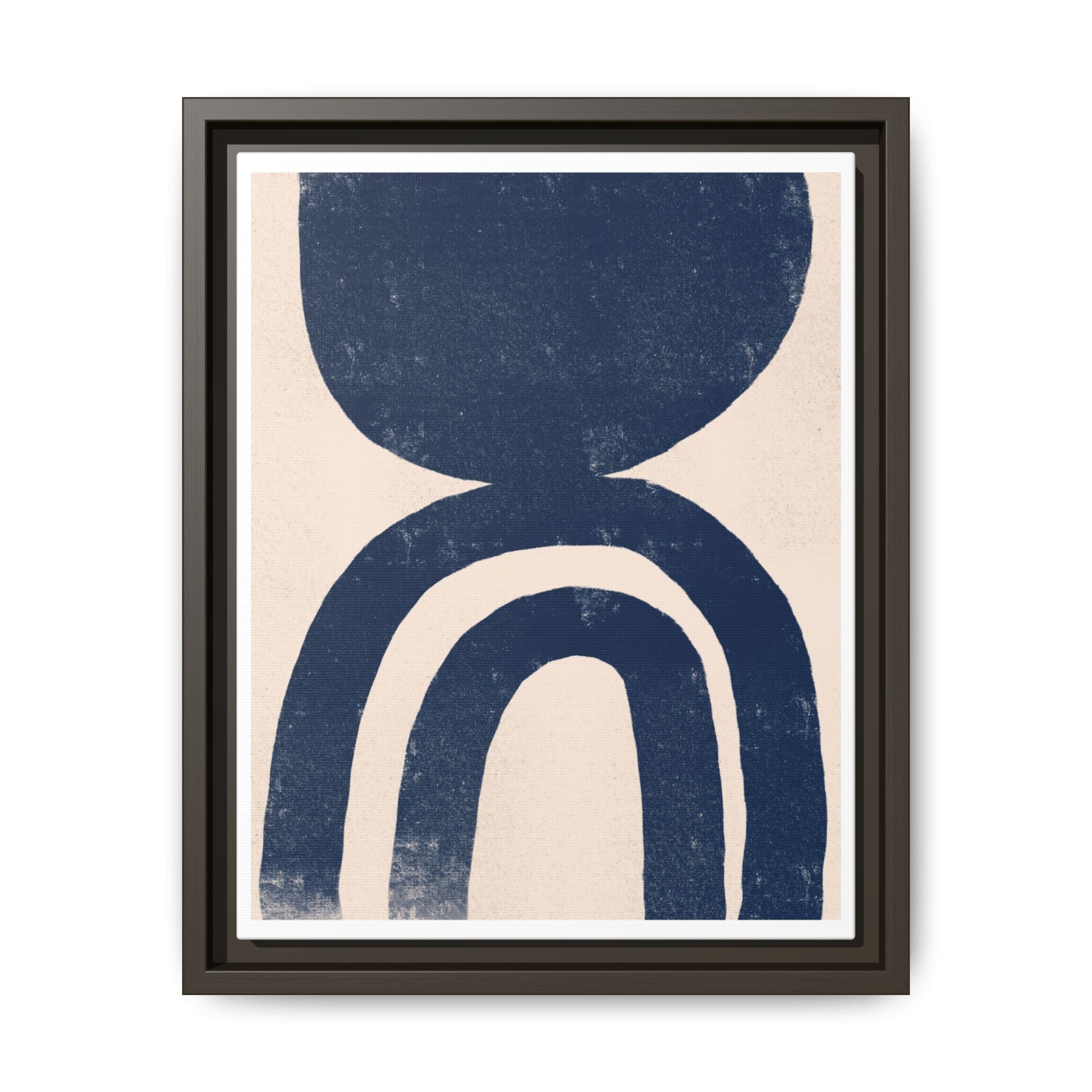 Indigo Arch Stillness - Framed