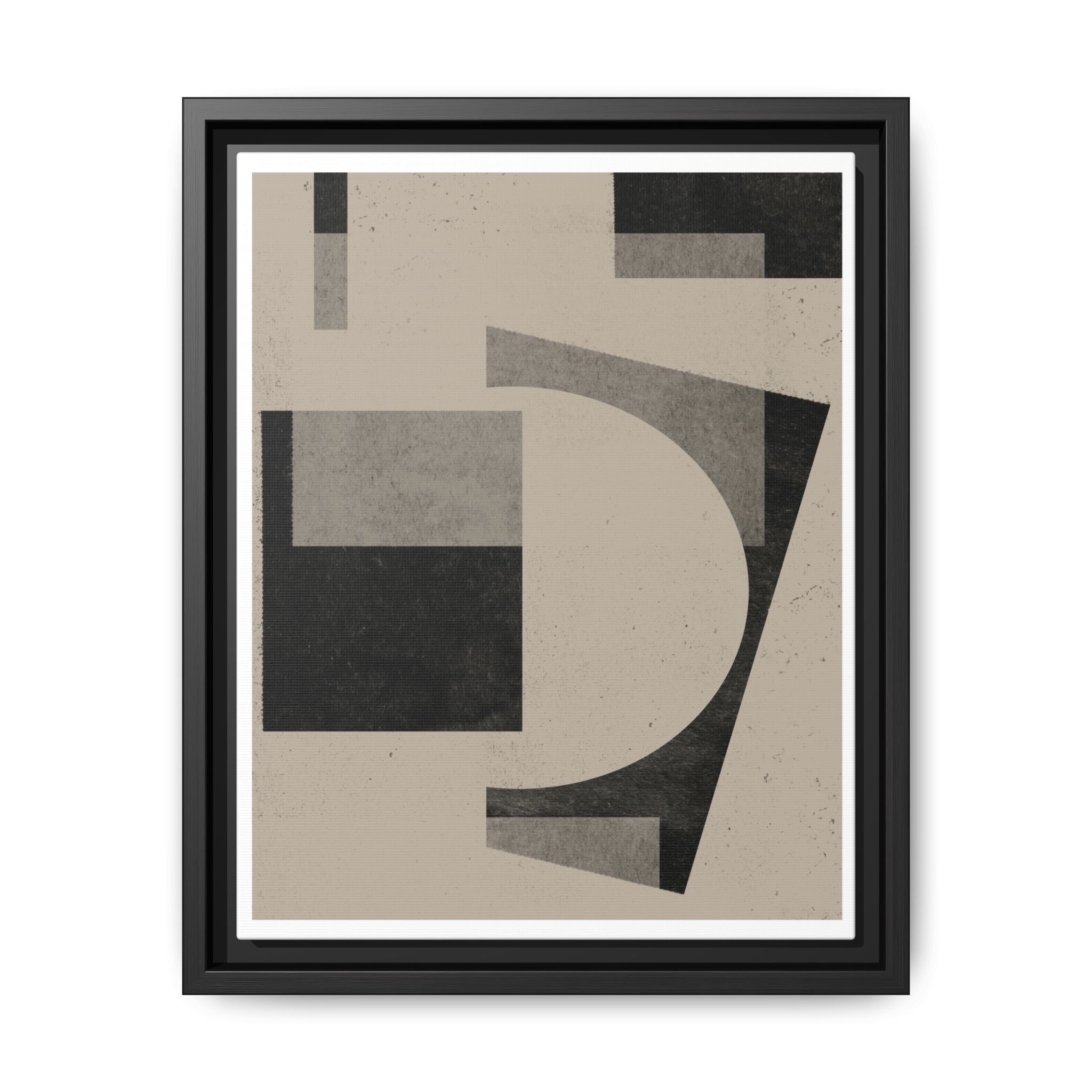 Obsidian Balance Study - Framed