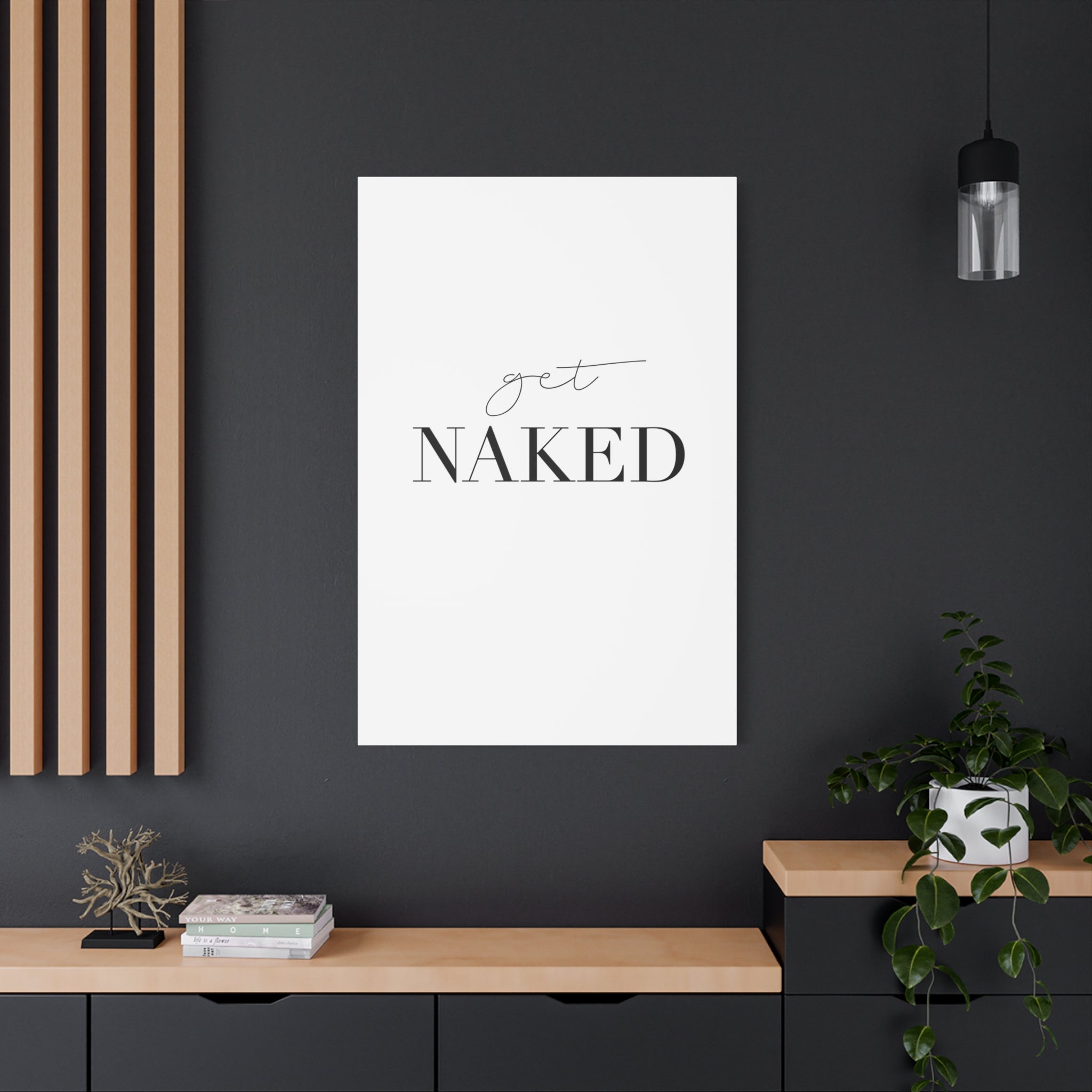 Midnight Muse Typography Grace - Canvas