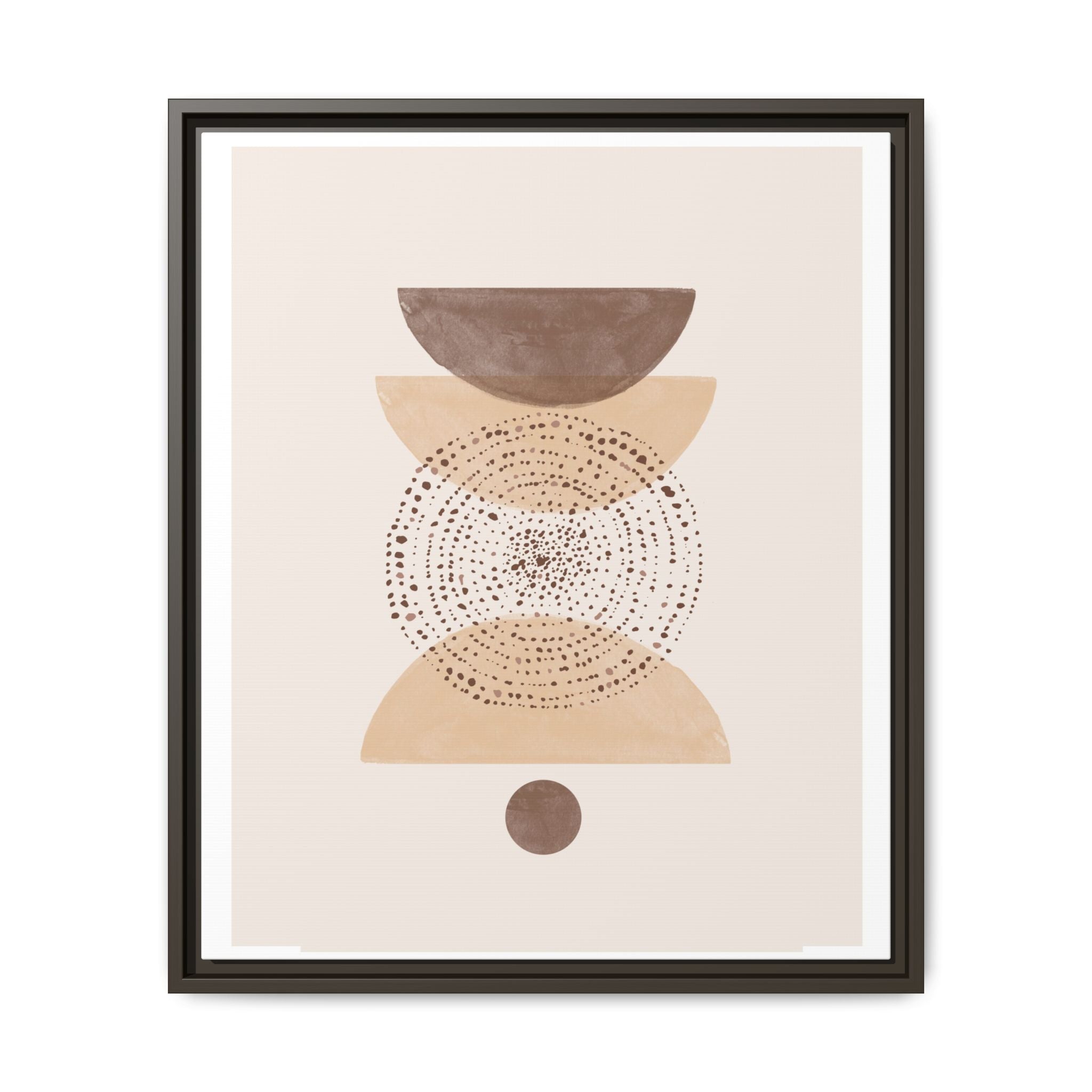 Terracotta Orbit Balance - Framed