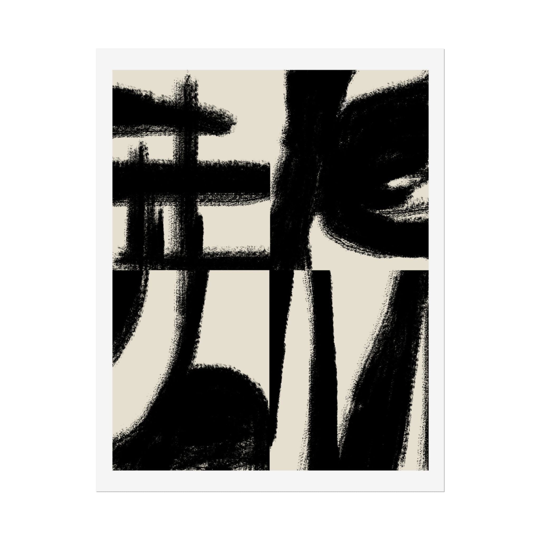 Midnight Gesture Fragments - Poster