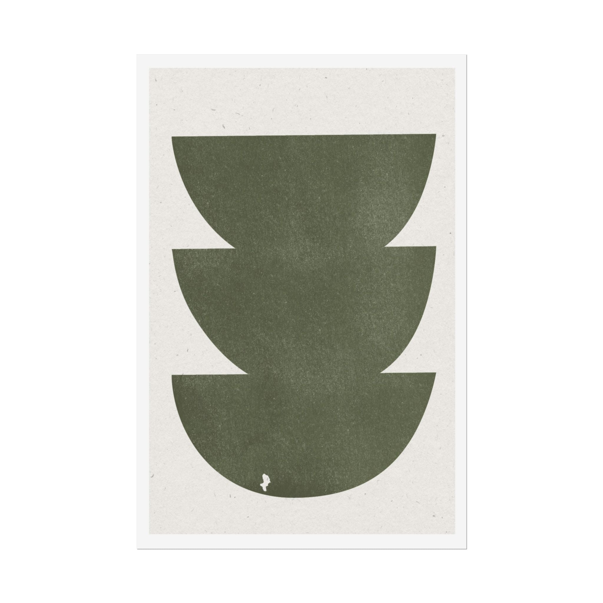 Olive Balance Forms - Poster