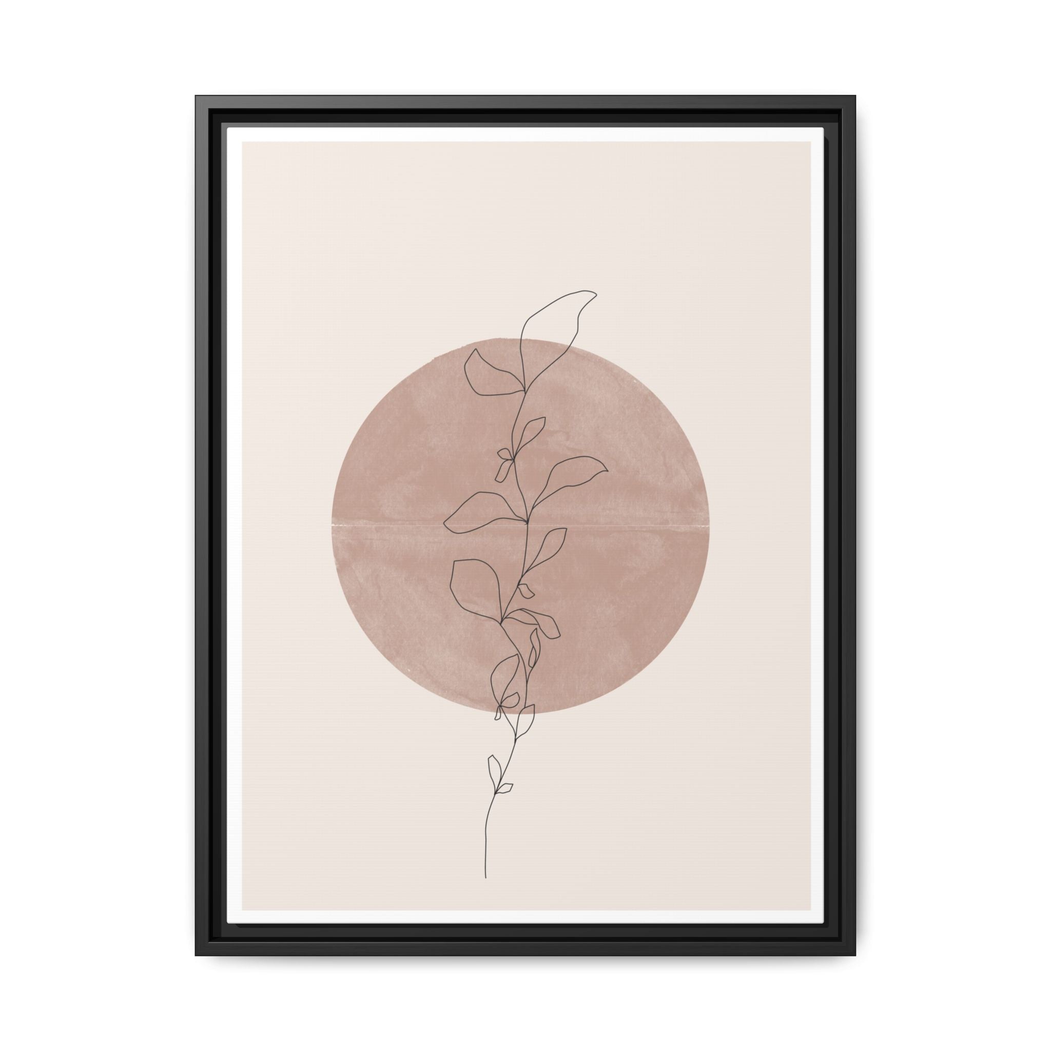 Blush Moonvine Quietude - Framed