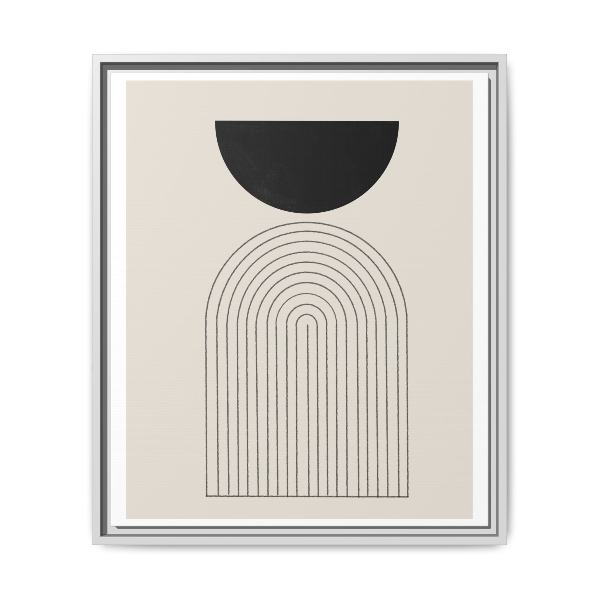 Midnight Portal Lines - Framed