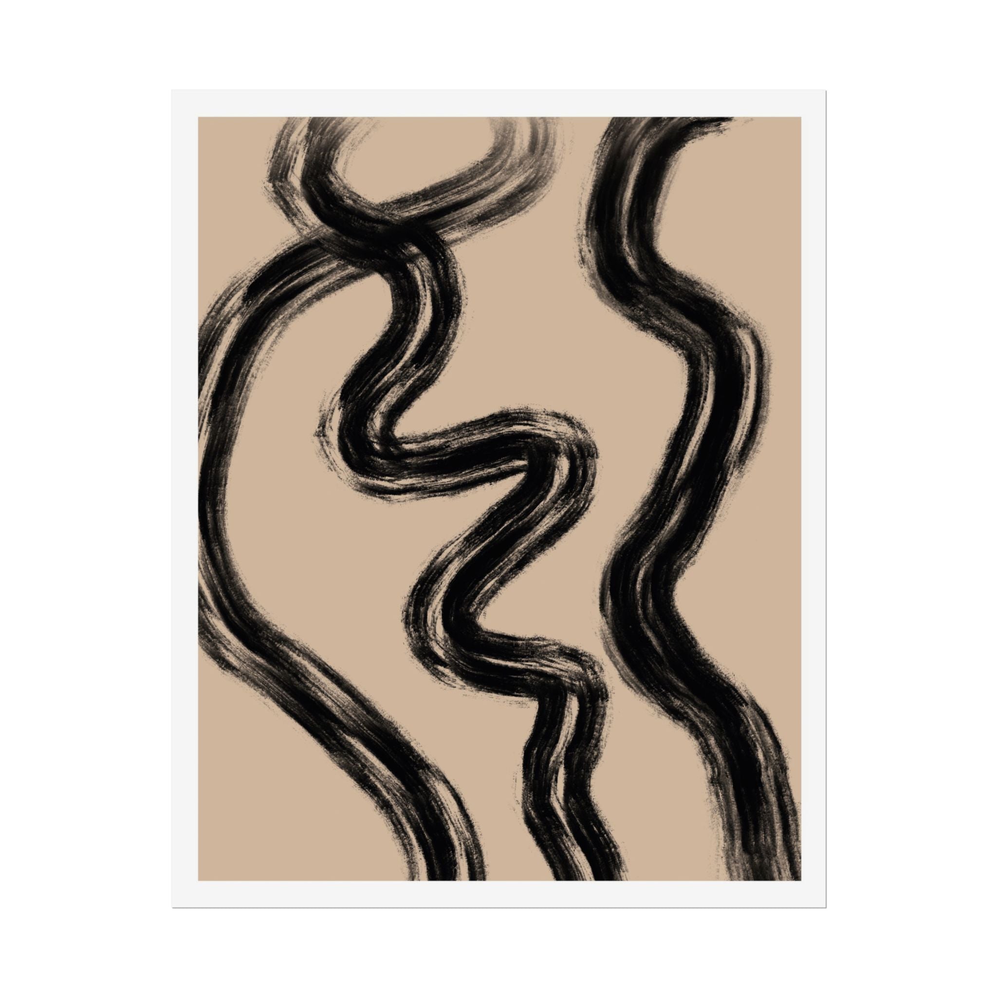 Midnight Current Lines - Poster