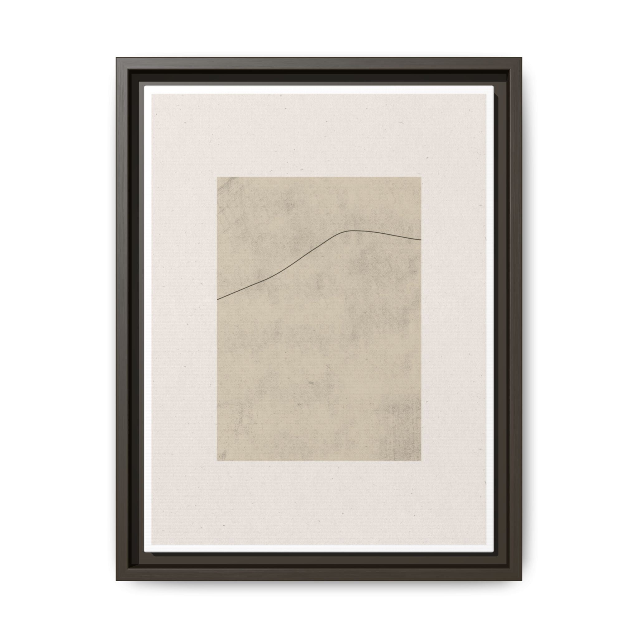 Whispered Horizon Trace - Framed