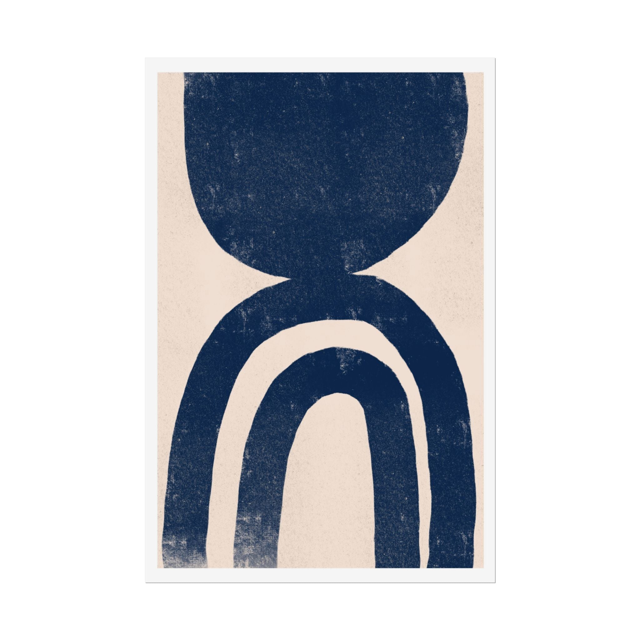 Indigo Arch Stillness - Poster