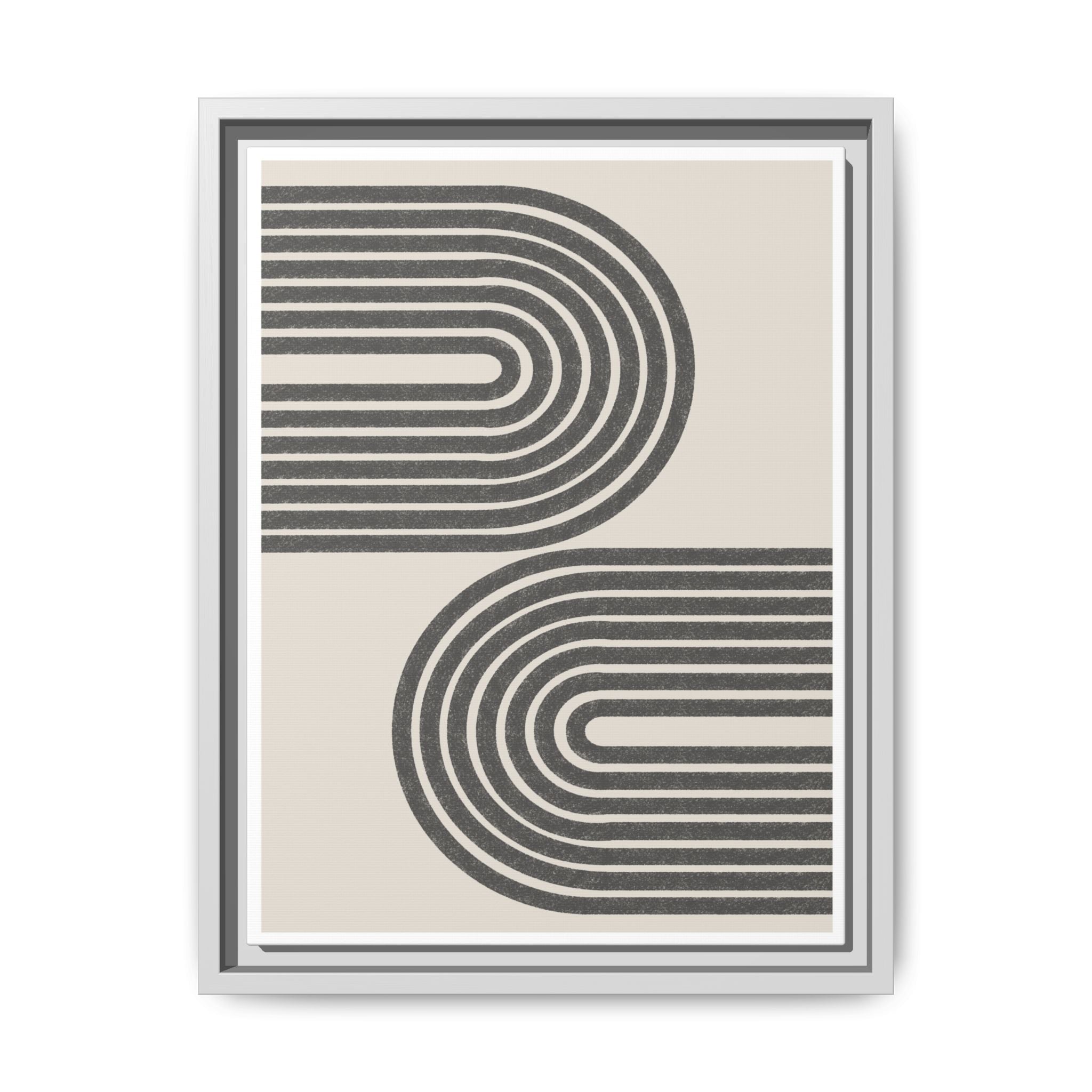 Twin Horizon Currents - Framed