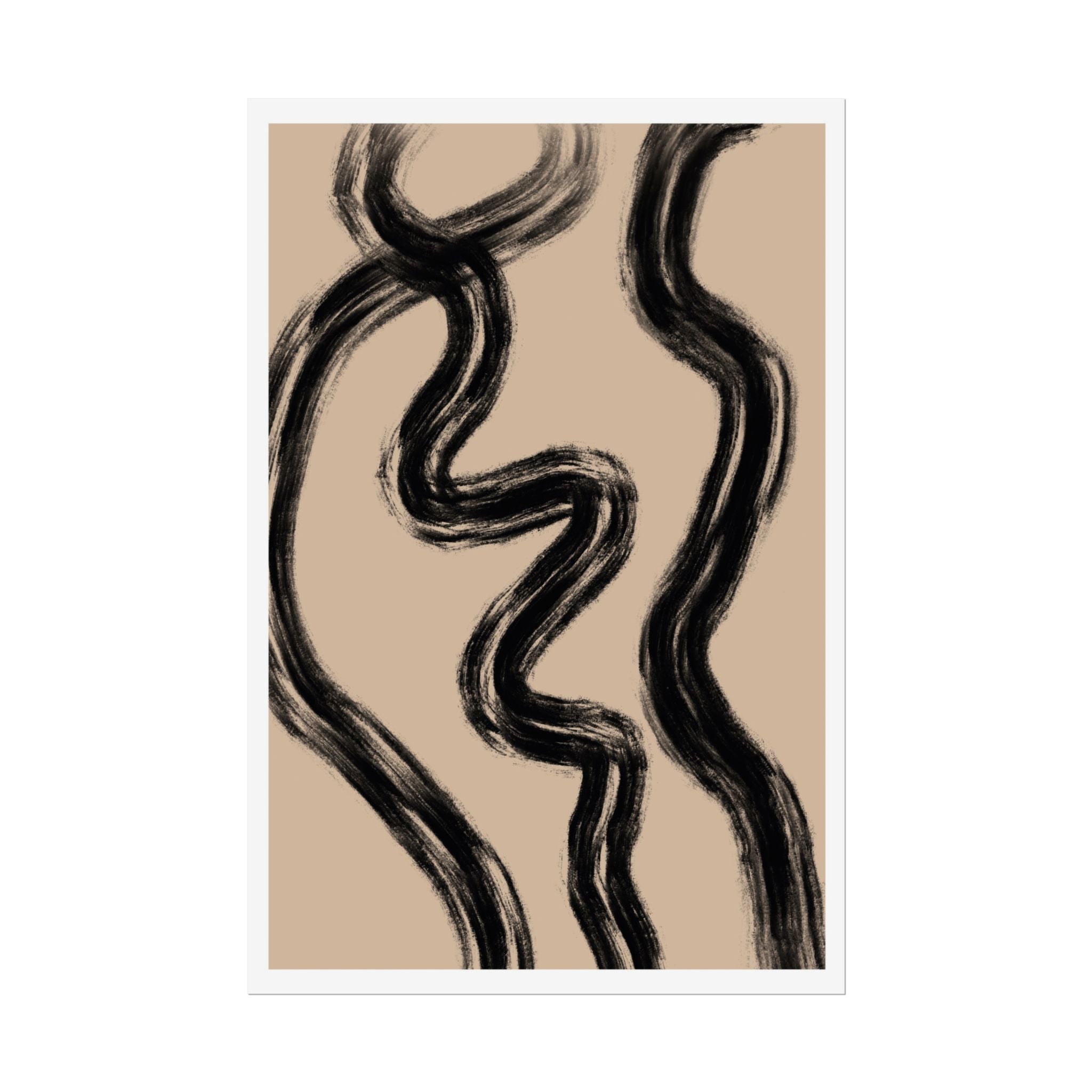 Midnight Current Lines - Poster