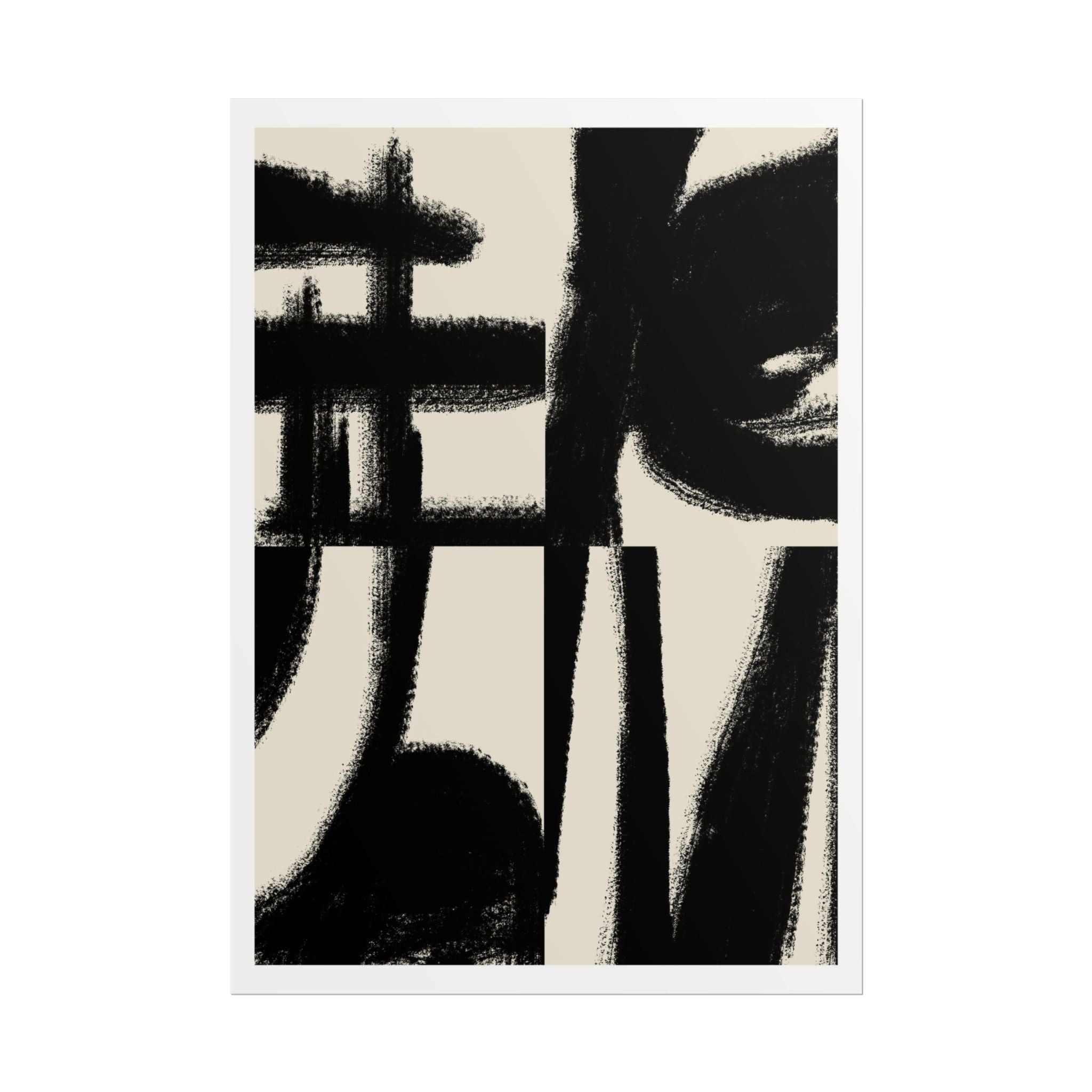 Midnight Gesture Fragments - Poster
