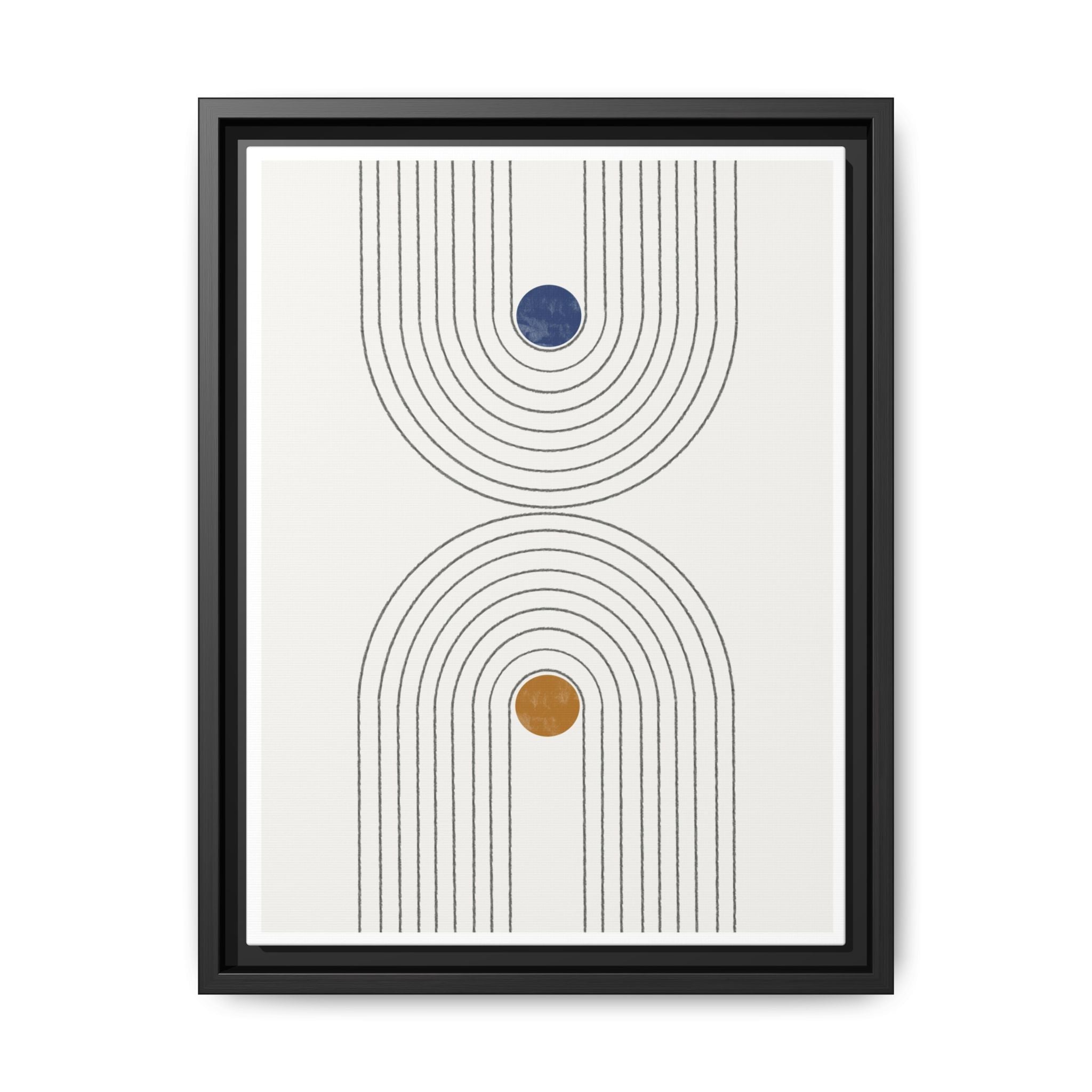 Dual Orbit Rhythm - Framed
