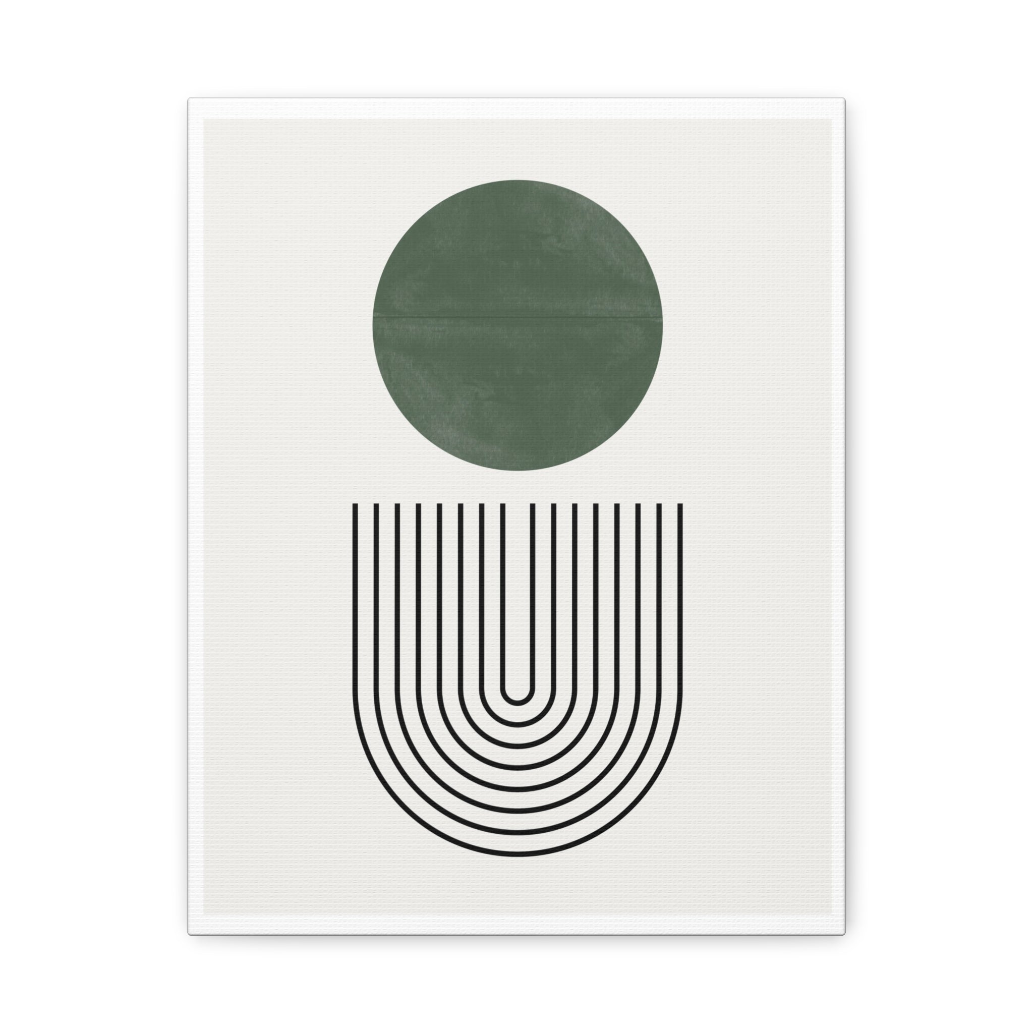 Emerald Orbit Pathways - Canvas