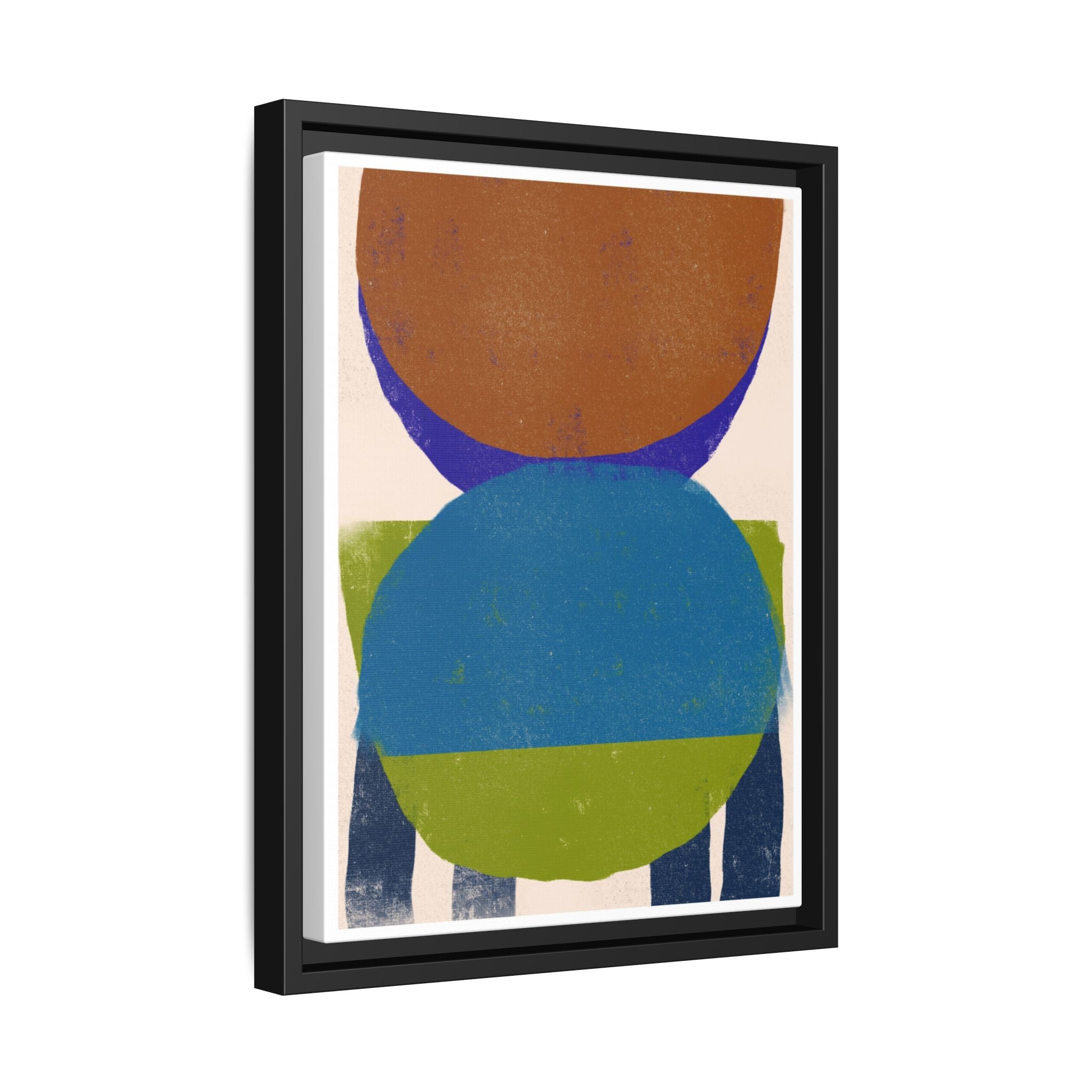 Azure Meadow Eclipse - Framed