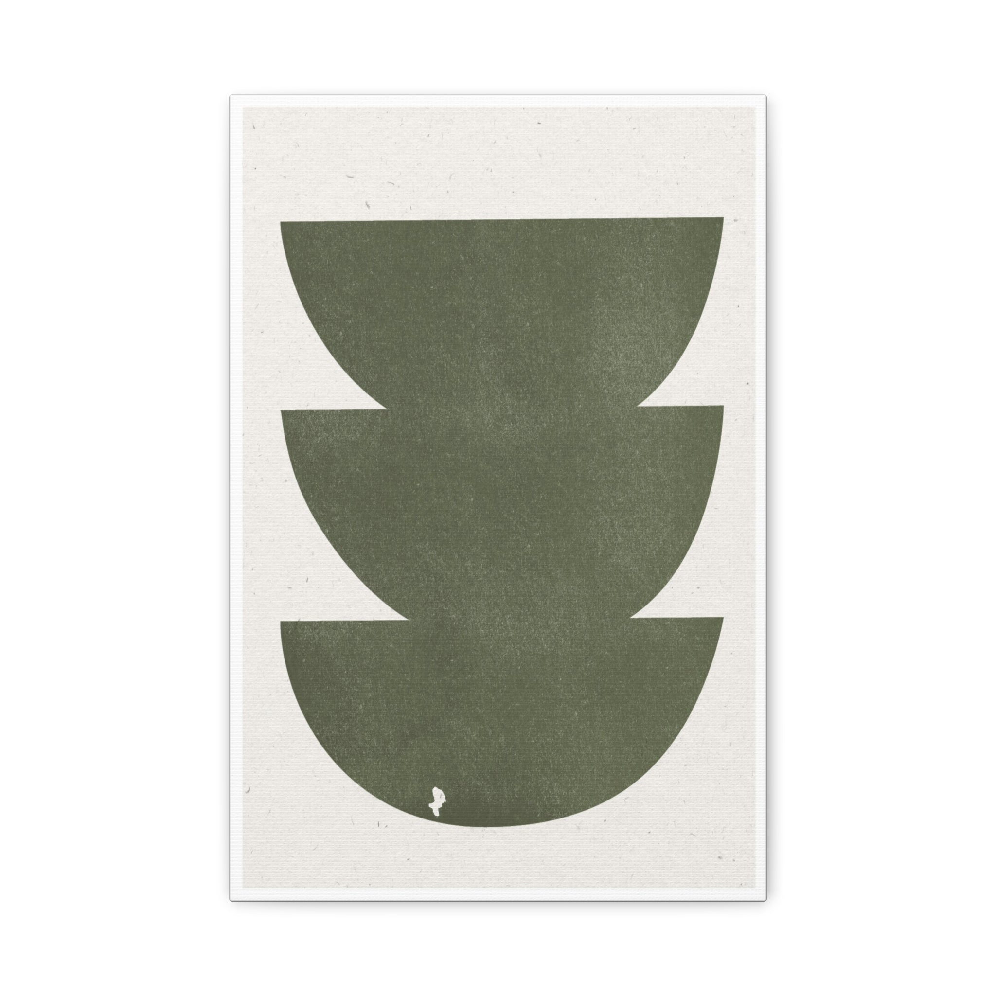 Olive Balance Forms - Canvas