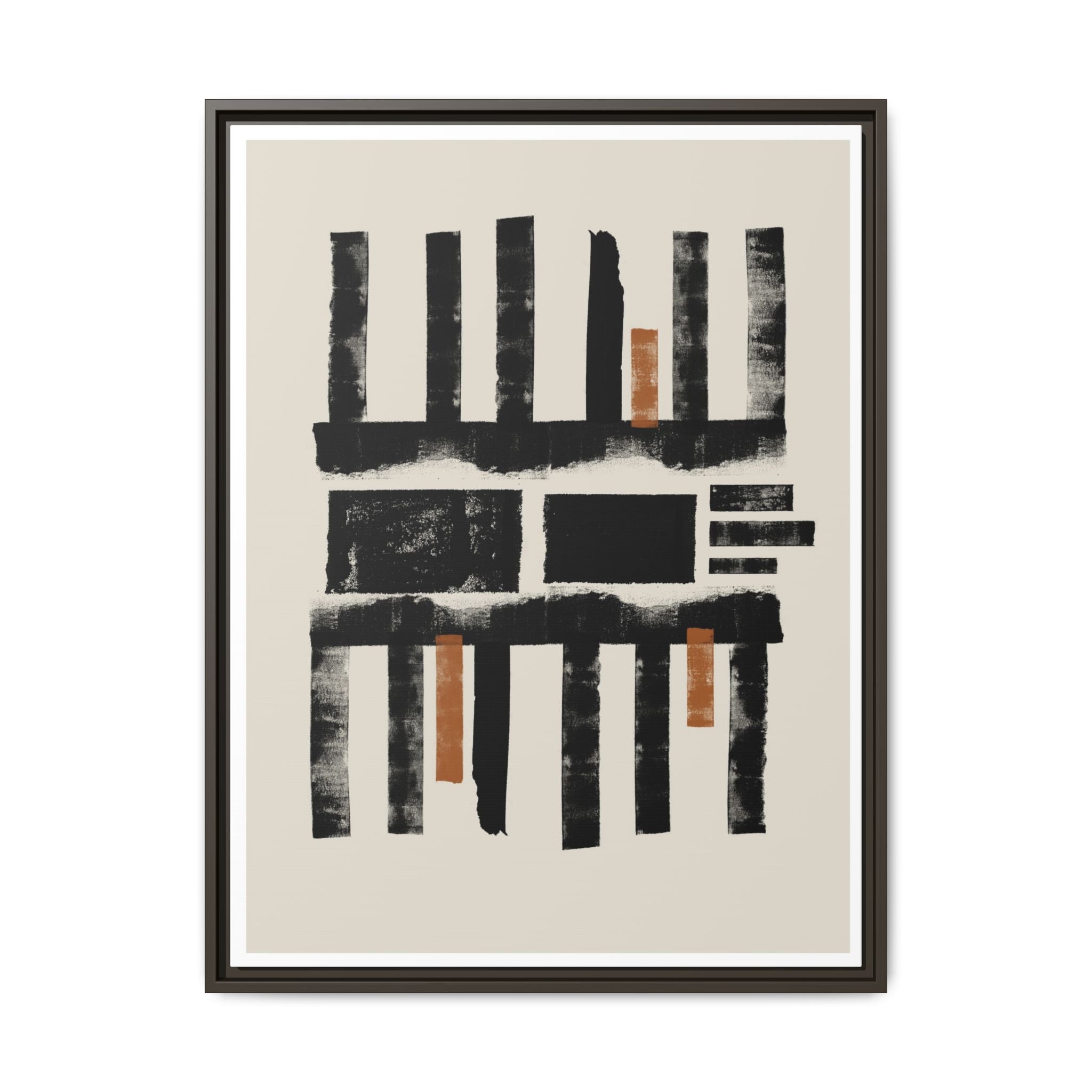 Amber Shadow Alignments - Framed