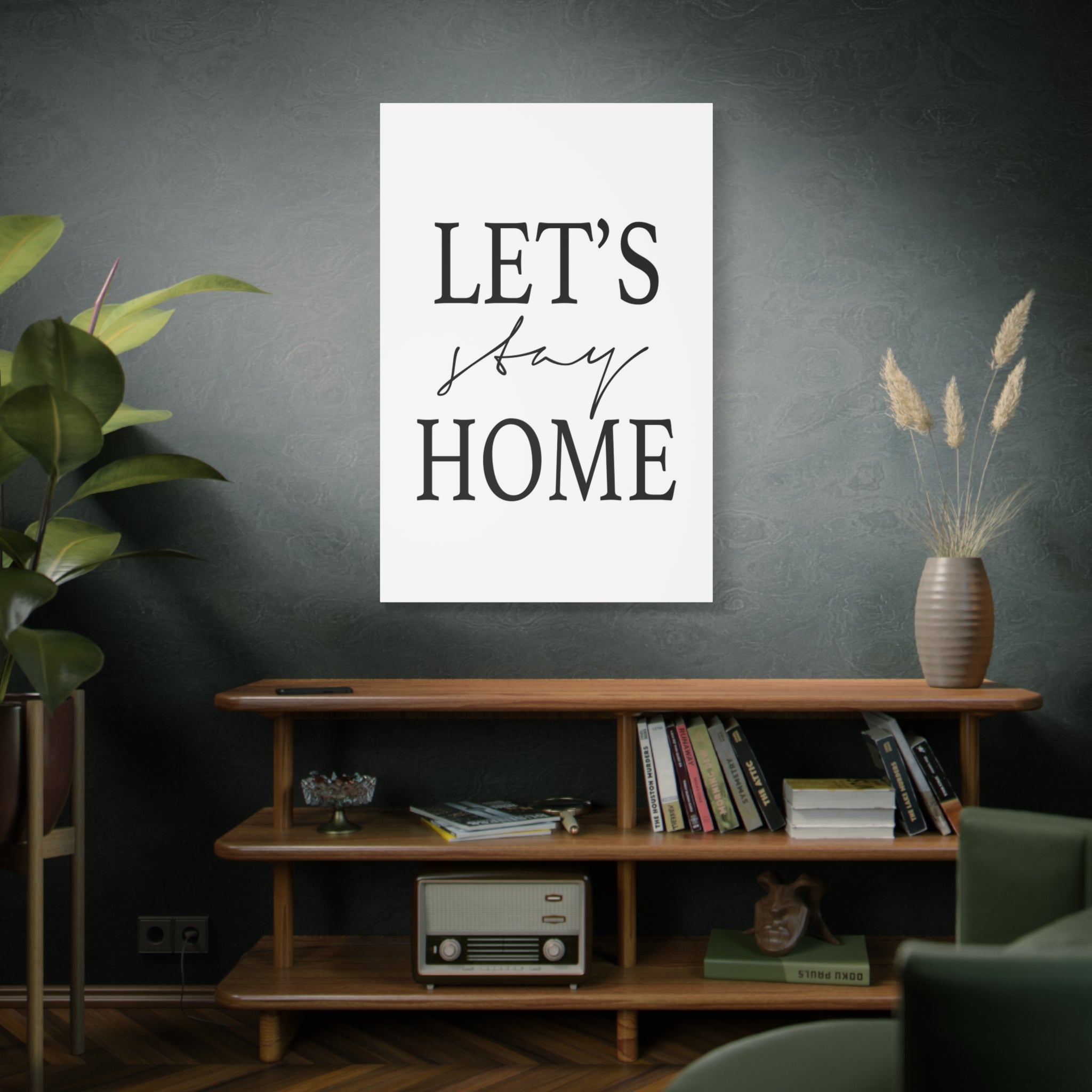 Gentle Haven Typography Glow - Canvas