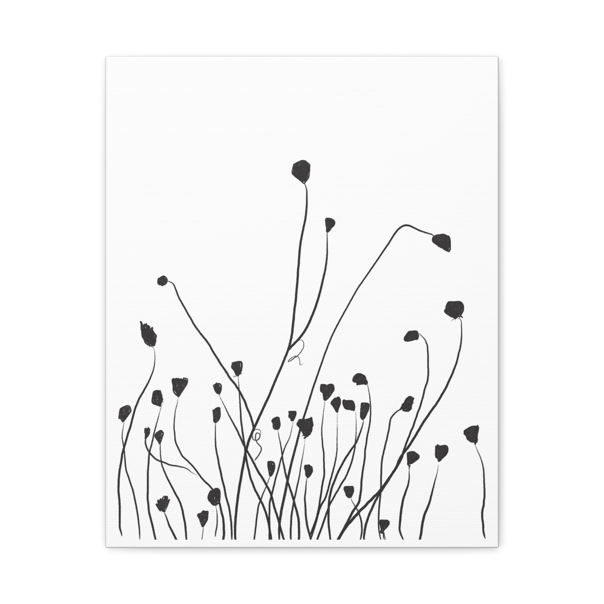 Silent Bloom Horizon - Canvas