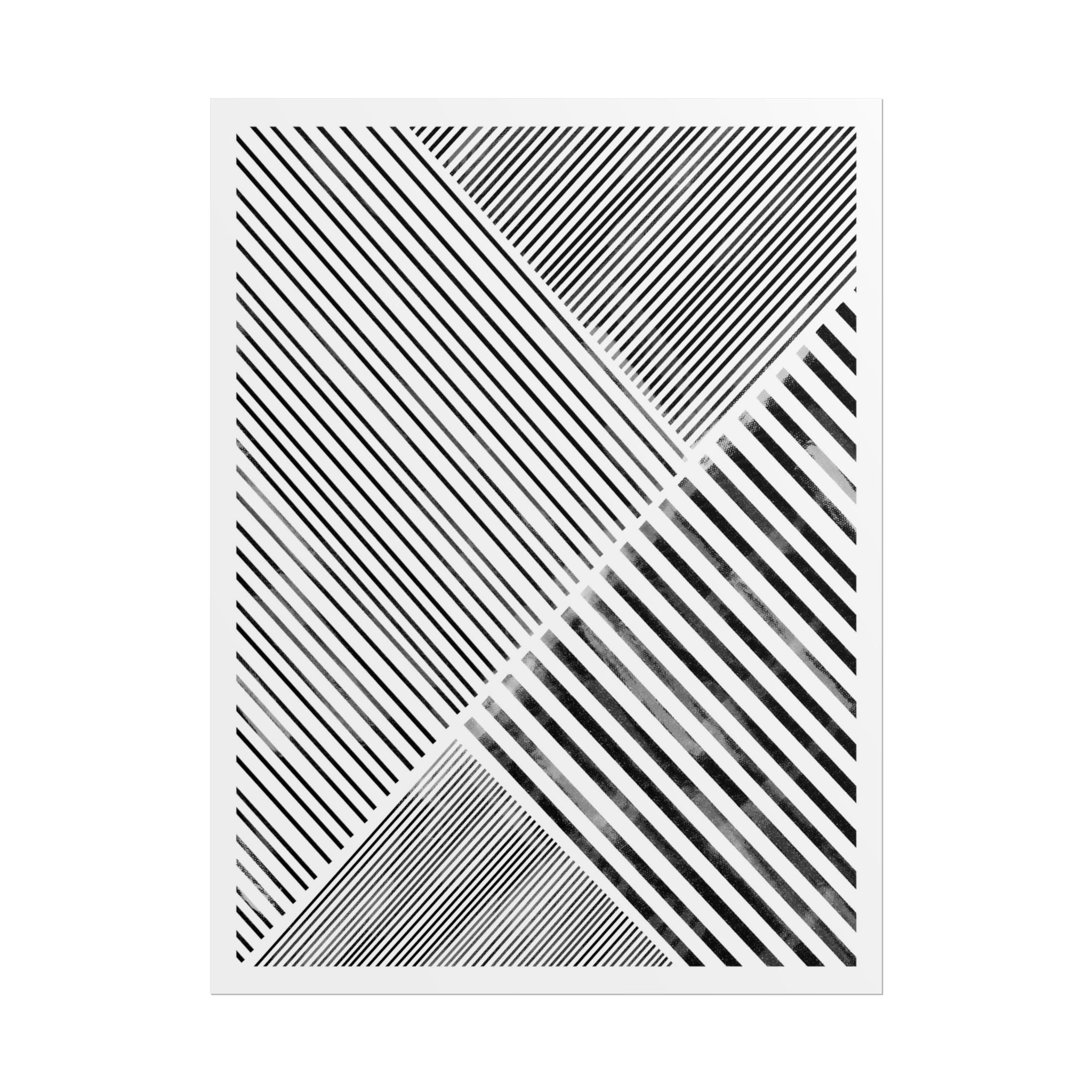 Monochrome Motion Angles - Poster