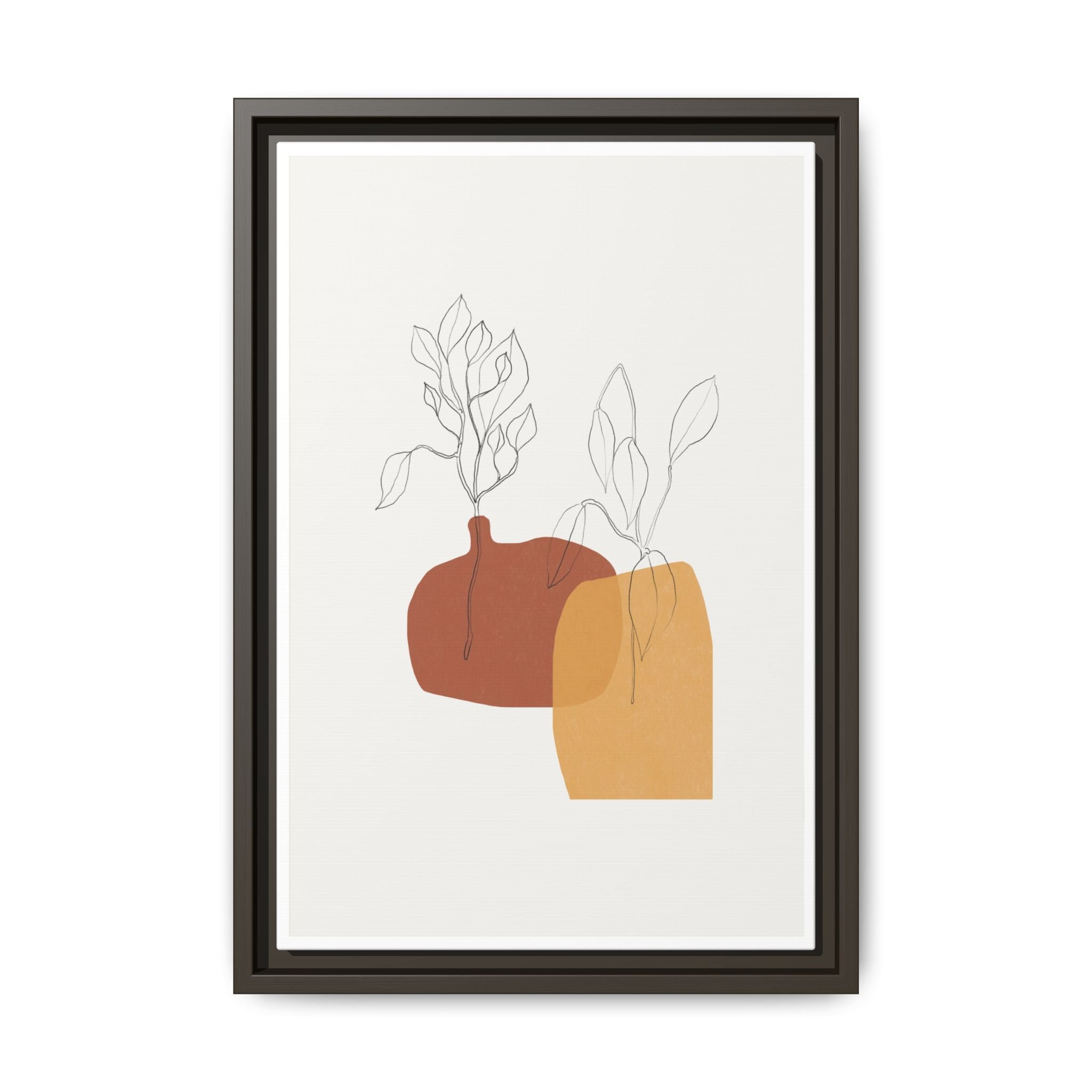 Terracotta Whisper Forms - Framed