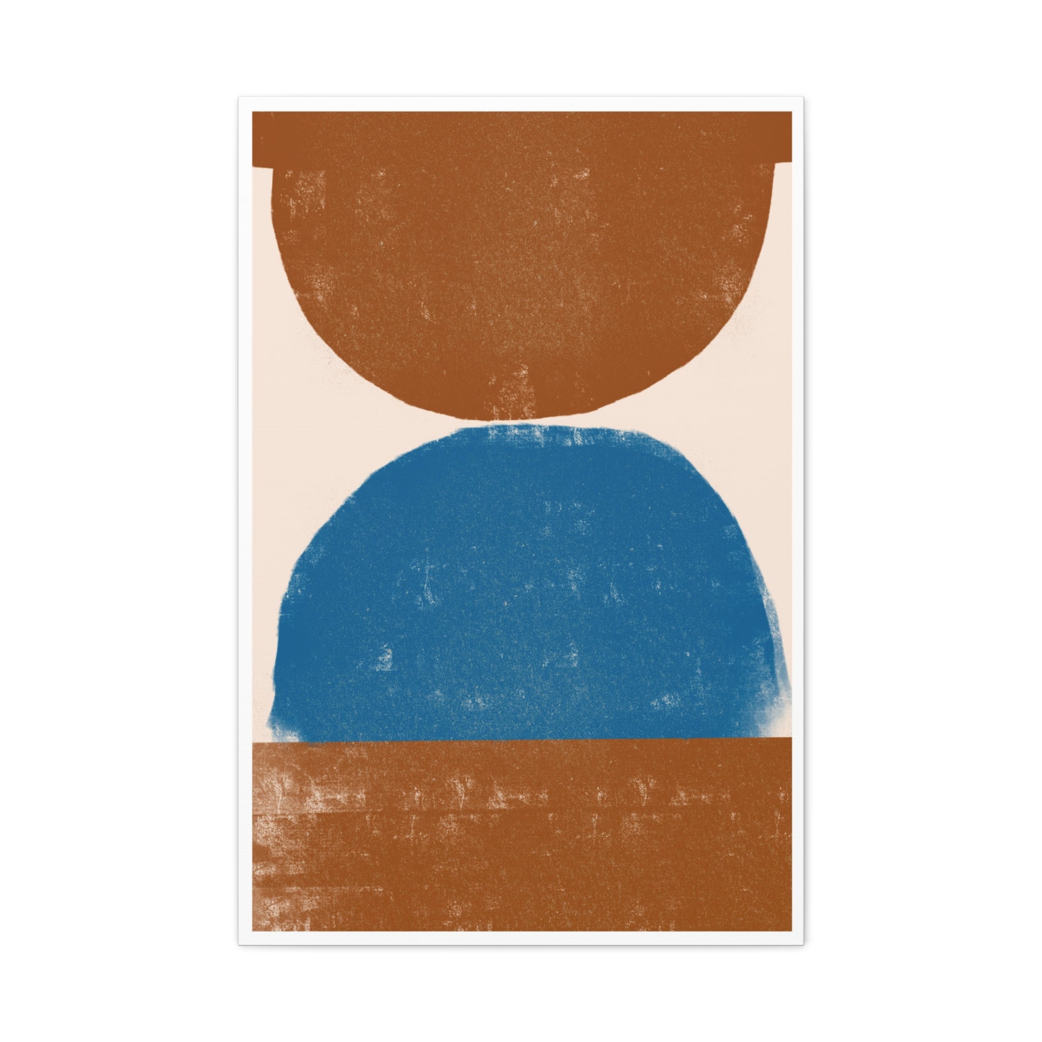Cobalt Ember Equilibrium - Canvas