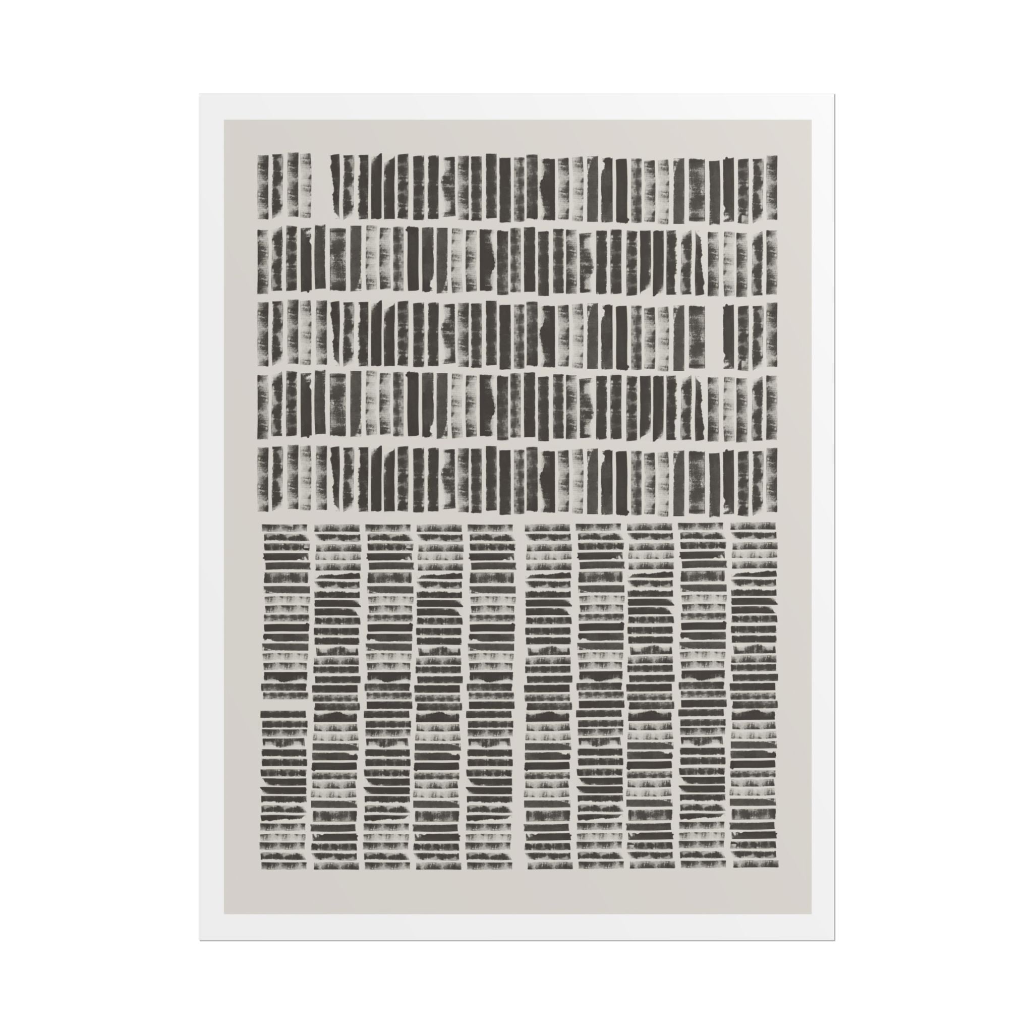 Shadow Rhythm Columns - Poster