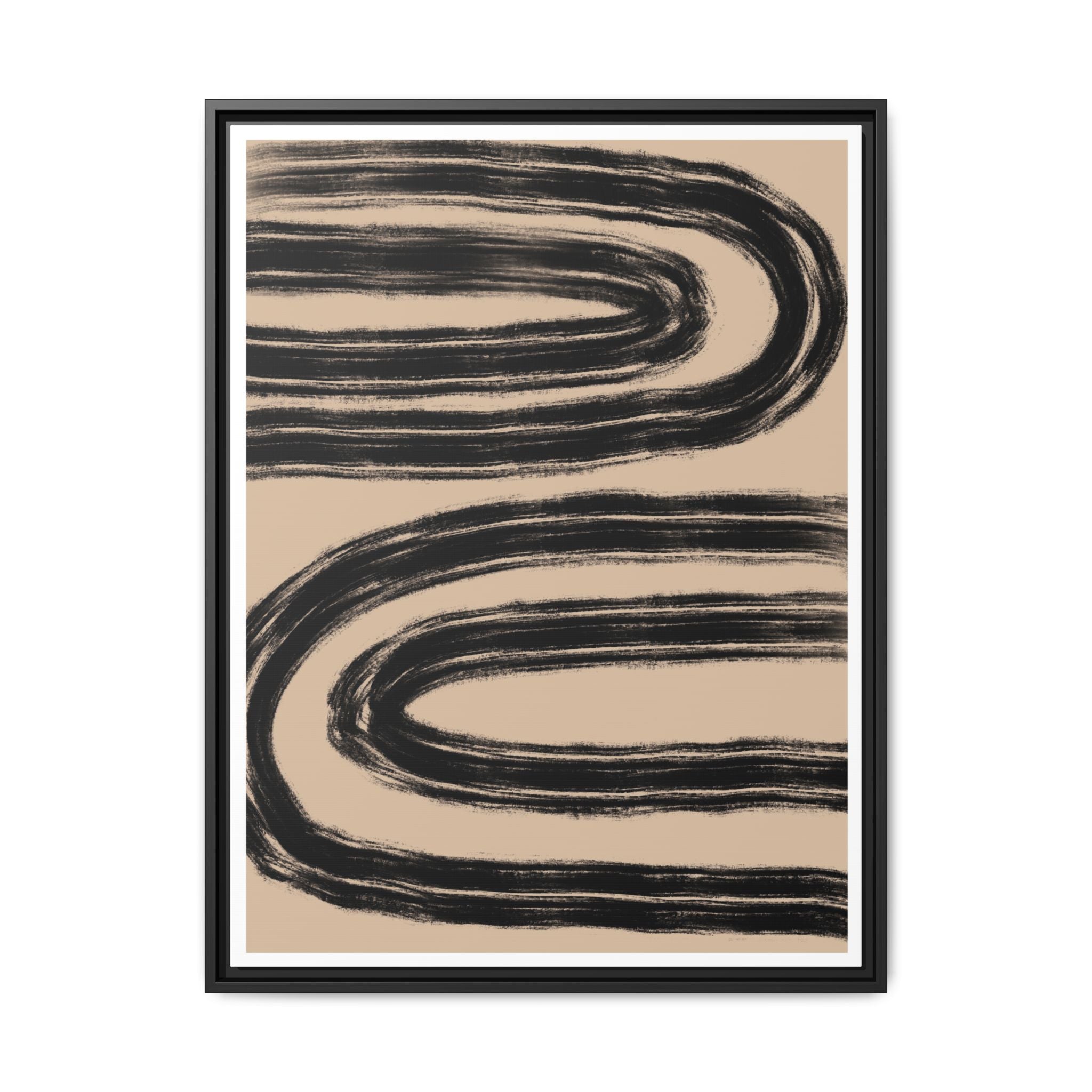 Midnight Current Echoes - Framed