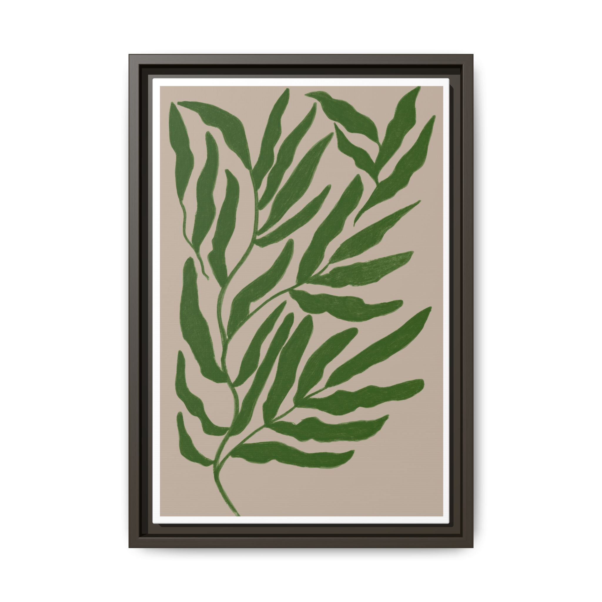 Emerald Canopy Drift - Framed