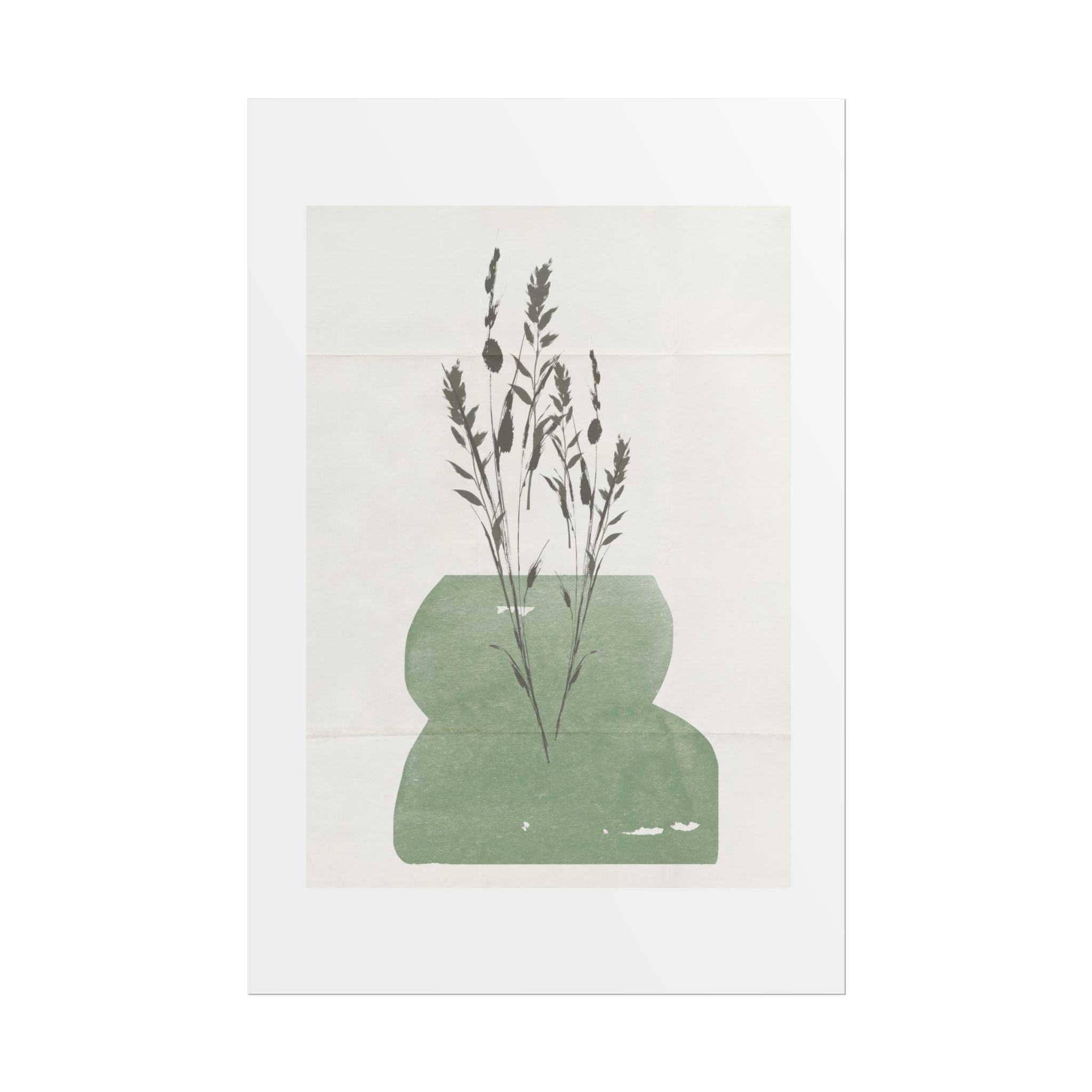 Sage Meadow Silhouette - Poster