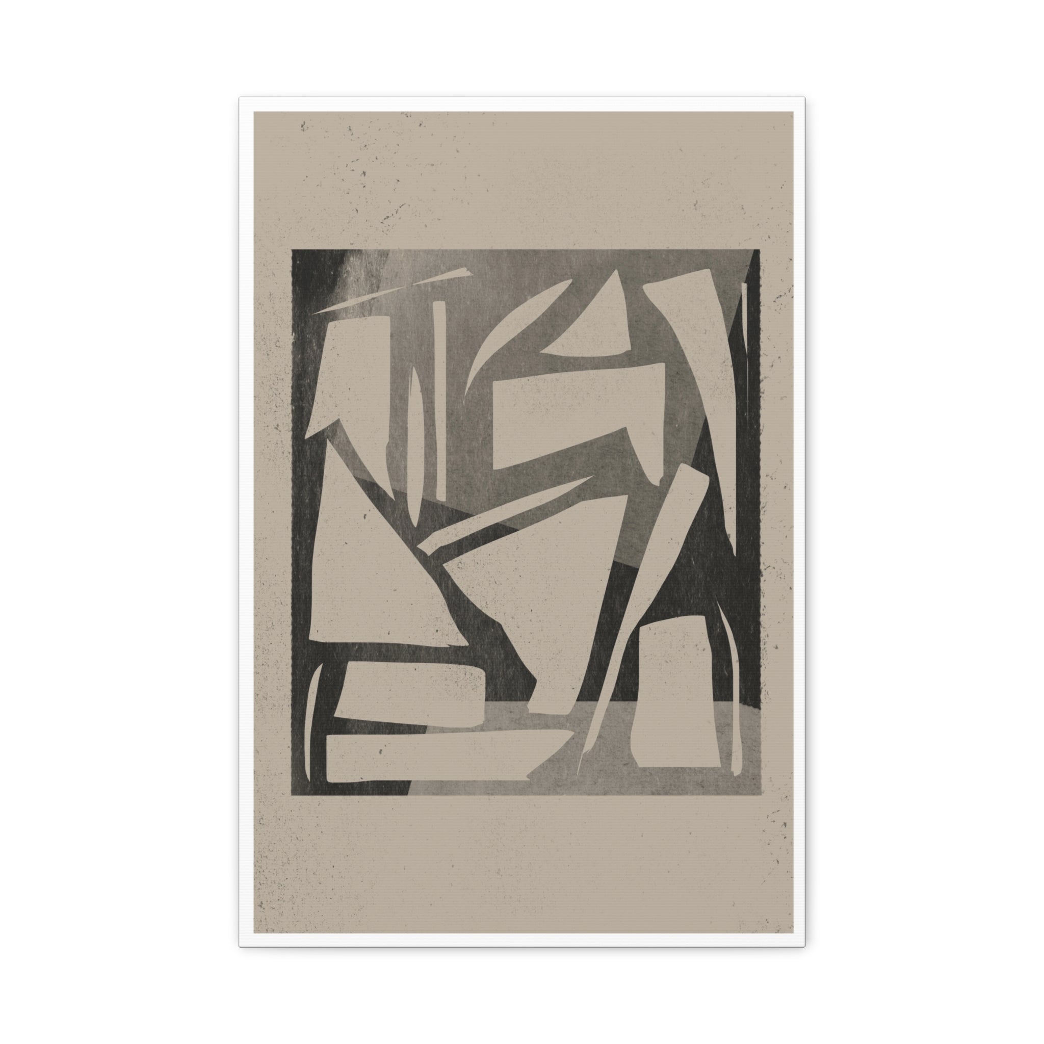 Shadow Fragment Rhythm Study - Canvas