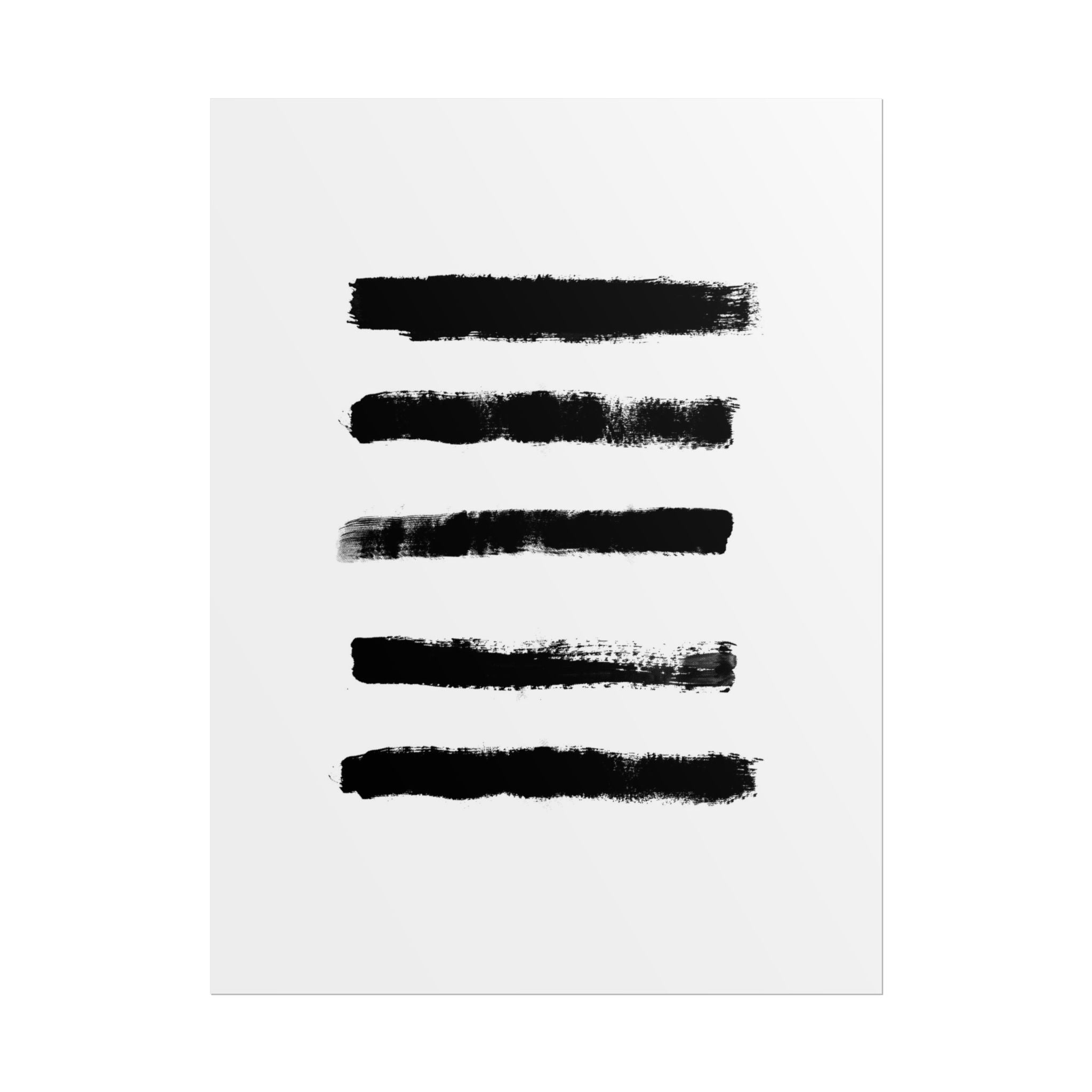 Obsidian Silence Strokes - Poster