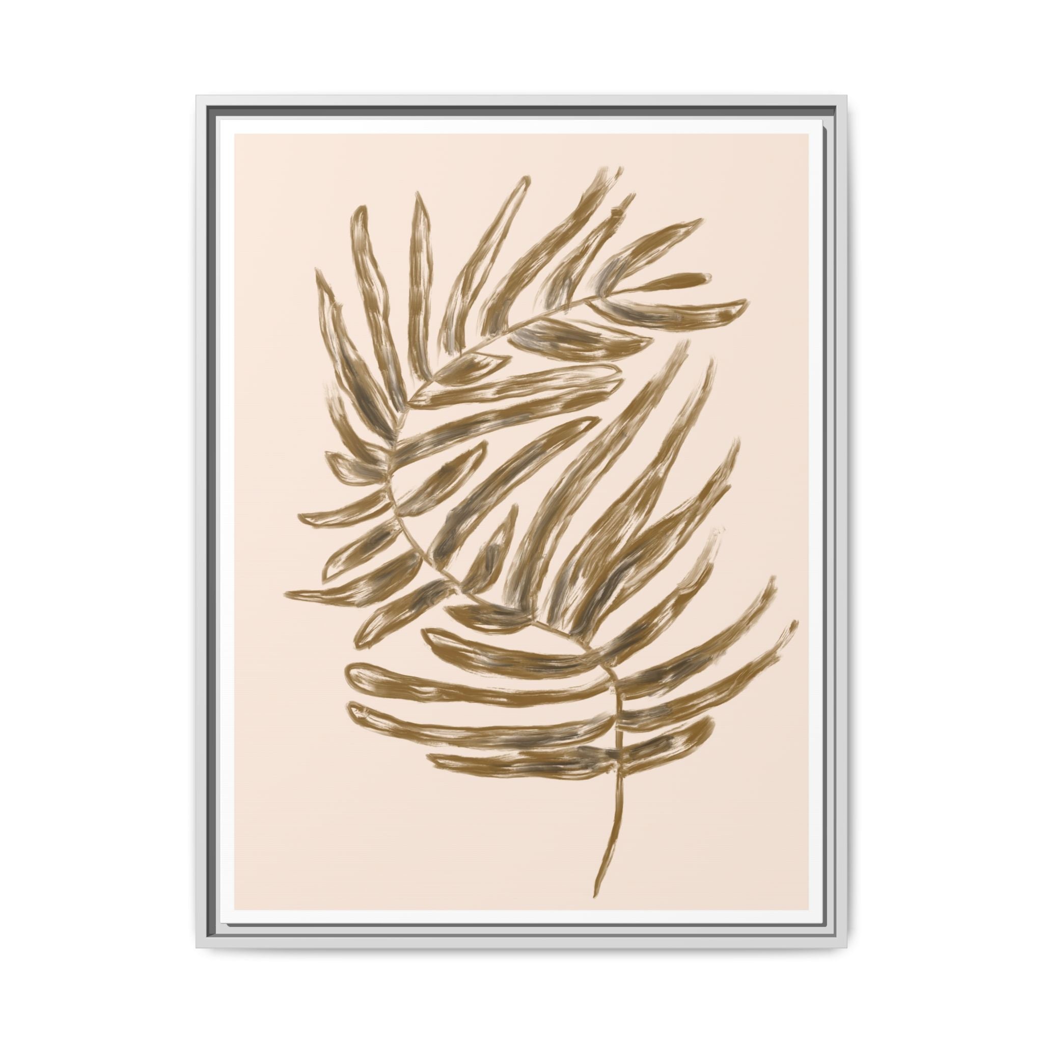 Golden Frond Reverie - Framed
