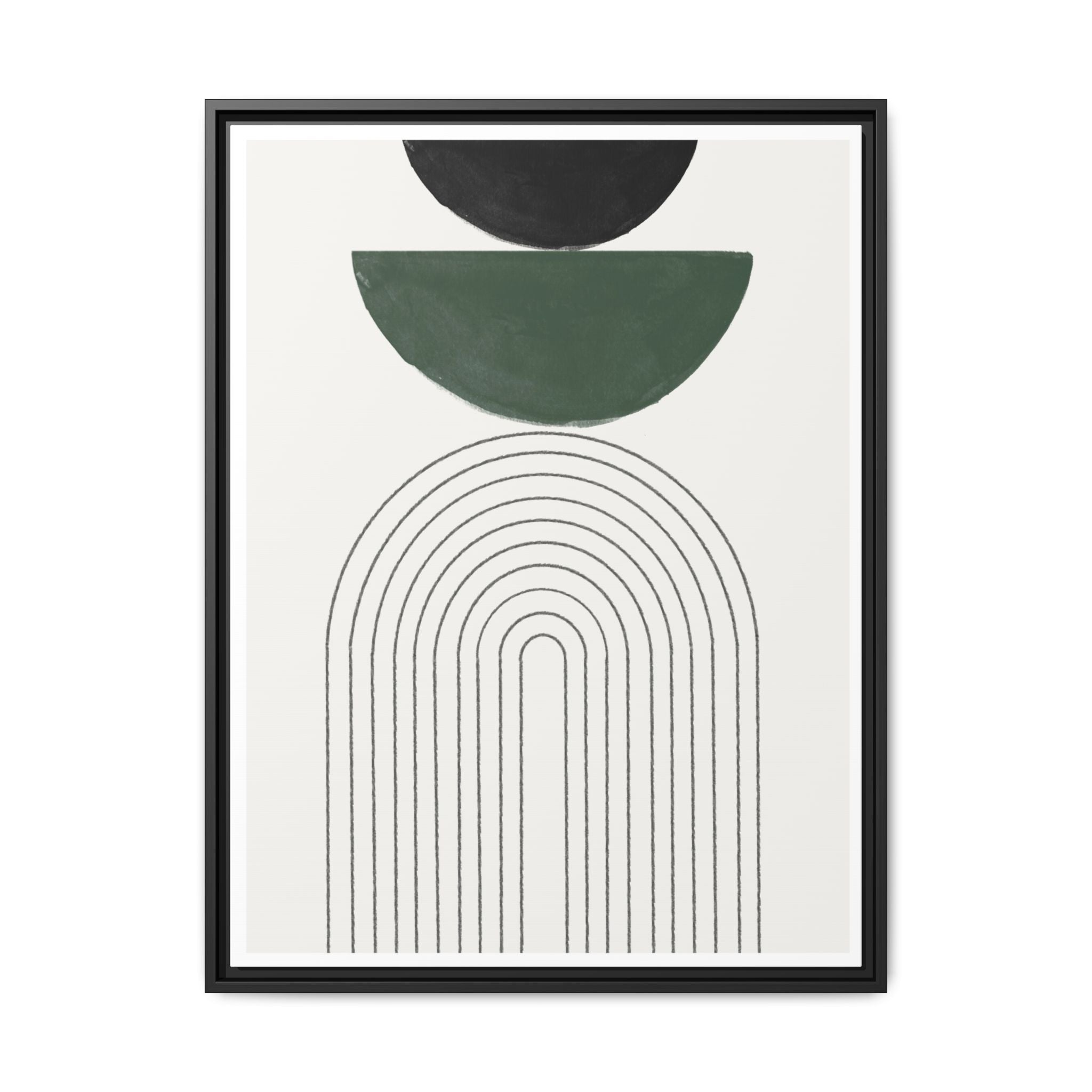 Emerald Arc Horizon - Framed