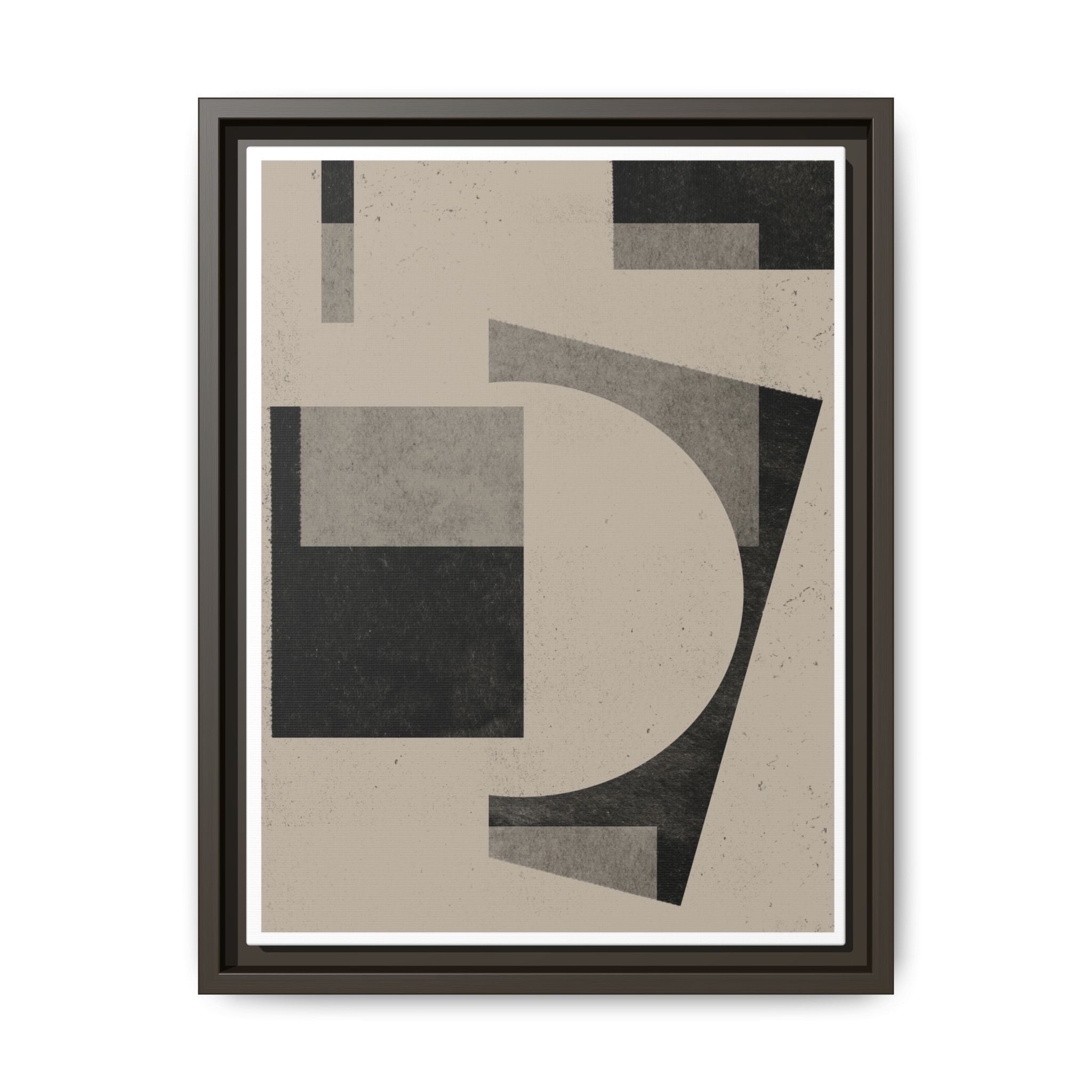 Obsidian Balance Study - Framed