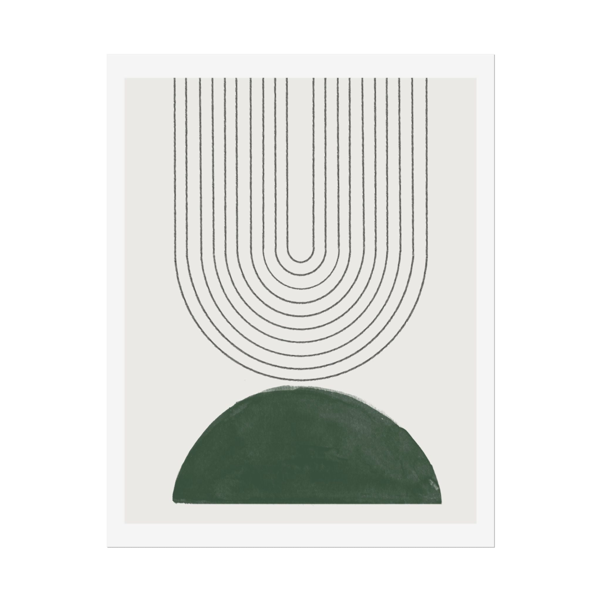 Emerald Echo Pathways - Poster