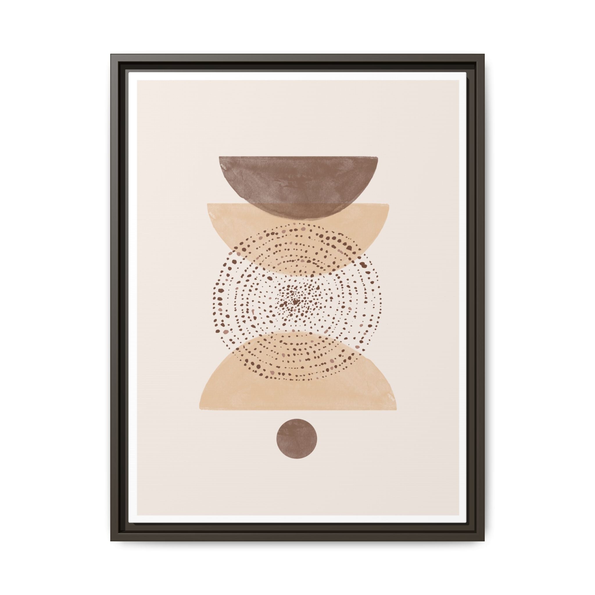 Terracotta Orbit Balance - Framed