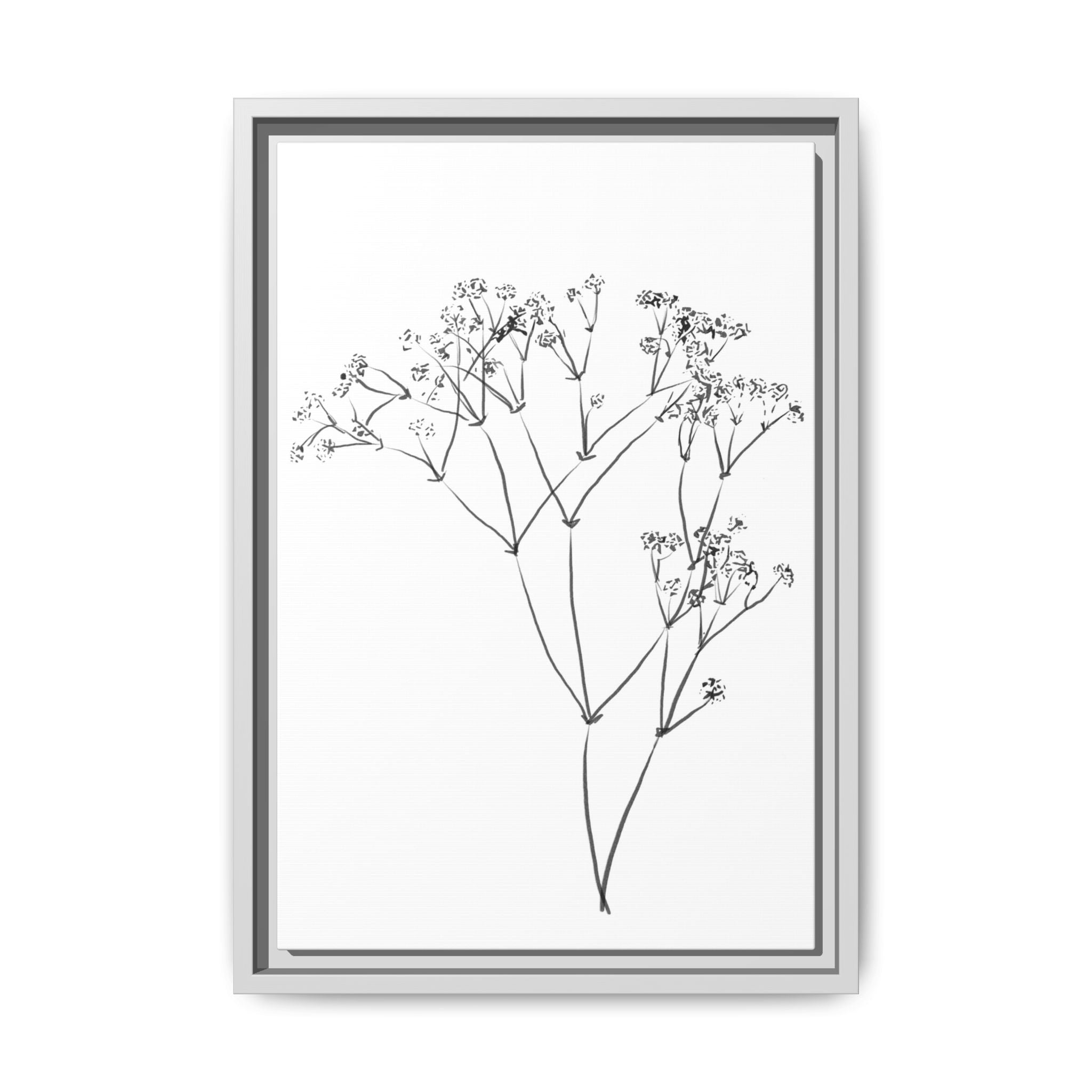 Whispering Meadow Sketch - Framed